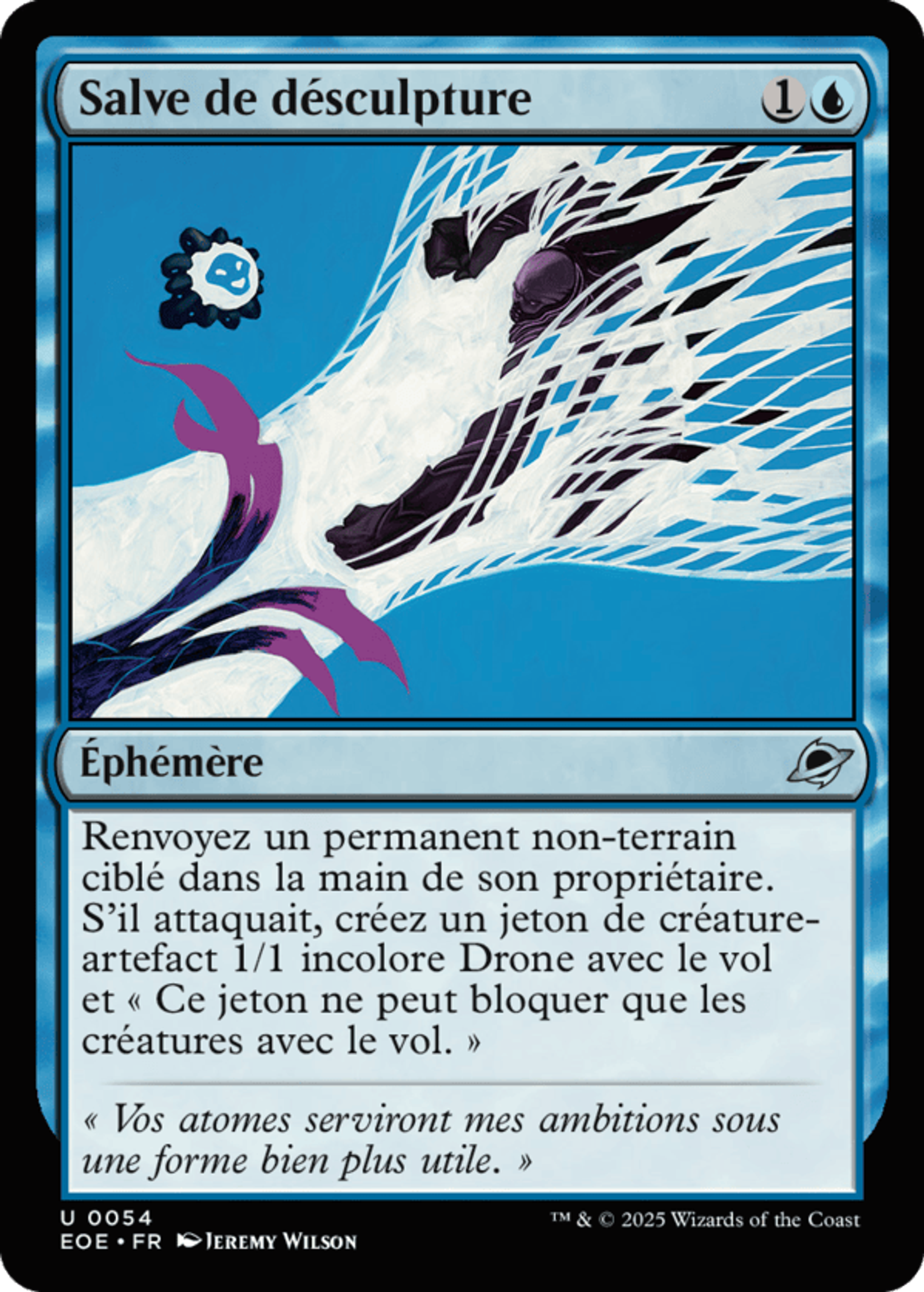 Salve de désculpture — Edge of Eternities — Magic: The Gathering