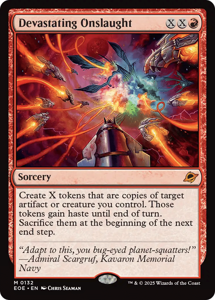 Devastating Onslaught — Edge of Eternities — Magic: The Gathering