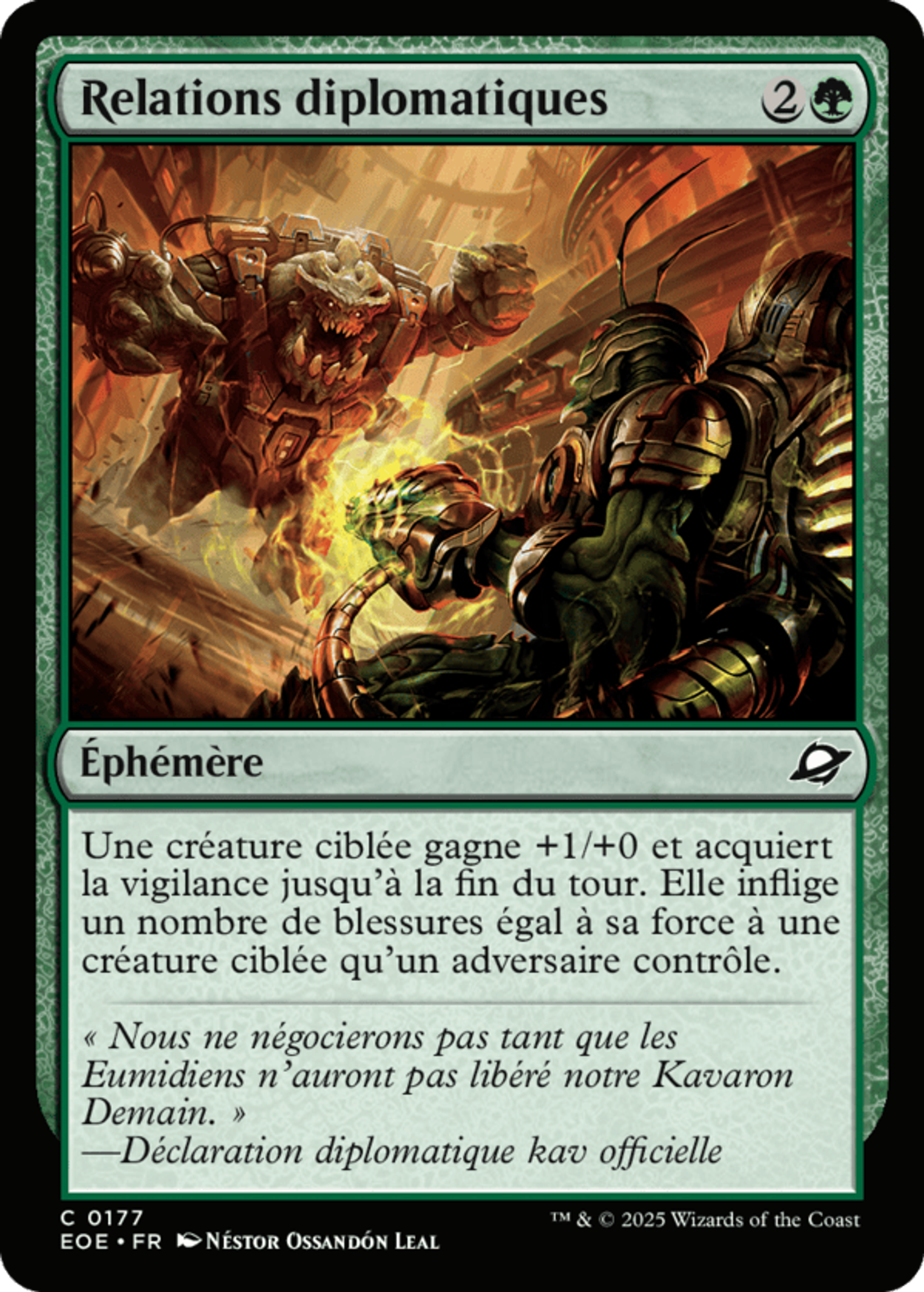 Relations diplomatiques — Edge of Eternities — Magic: The Gathering