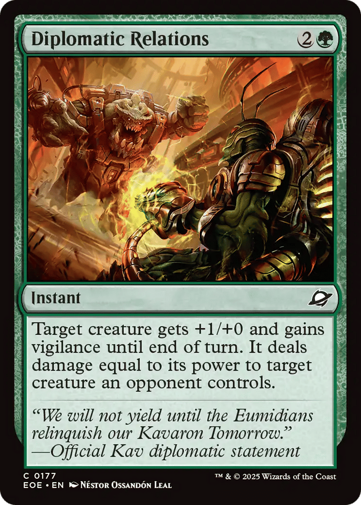 Diplomatic Relations — Edge of Eternities — Magic: The Gathering