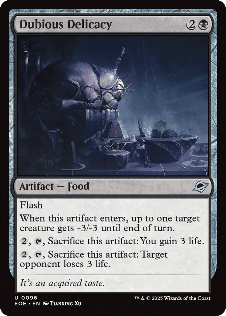 Dubious Delicacy — Edge of Eternities — Magic: The Gathering
