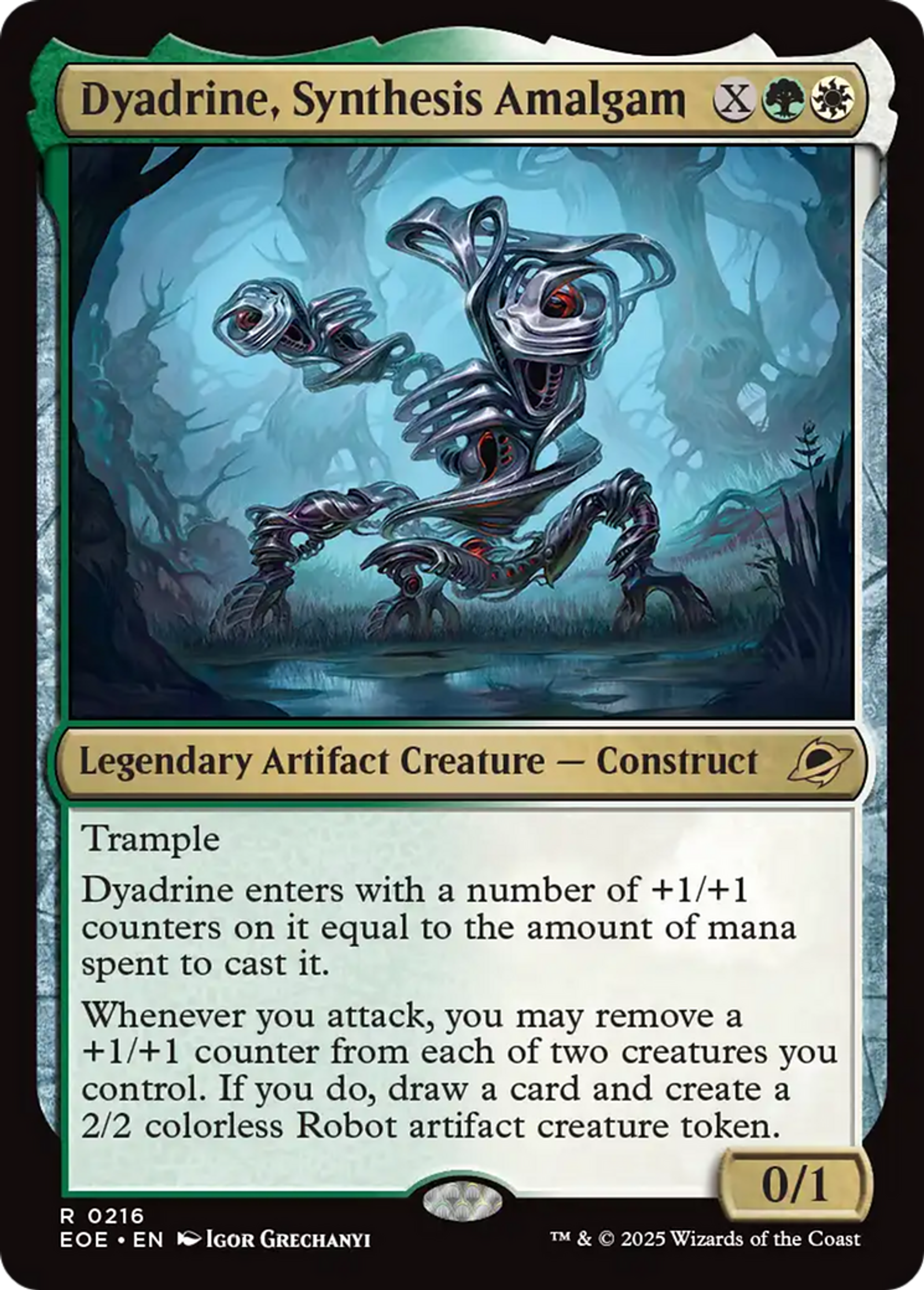 Dyadrine, amalgrame de synthèse — Edge of Eternities — Magic: The Gathering