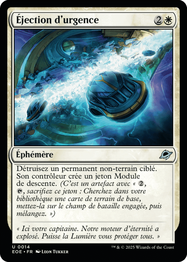 Éjection d'urgence — Edge of Eternities — Magic: The Gathering