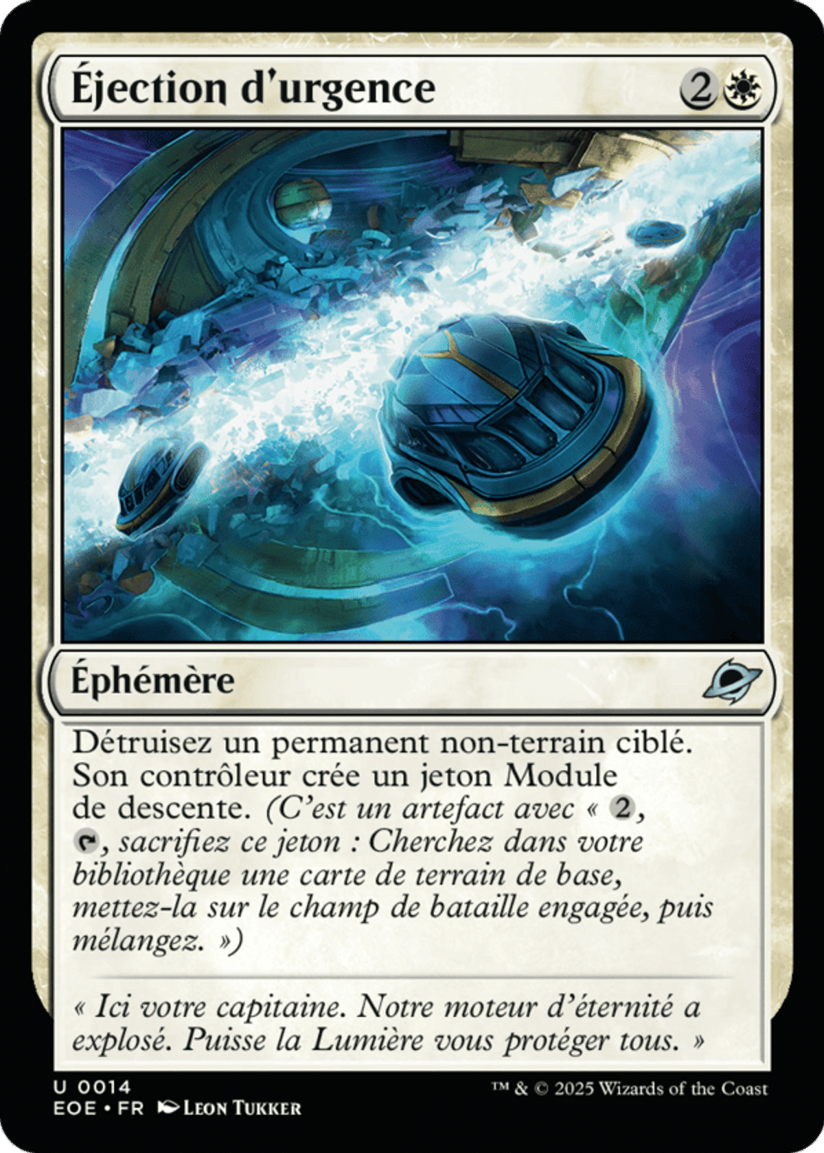 Éjection d'urgence from Edge of Eternities - Magic: The Gathering