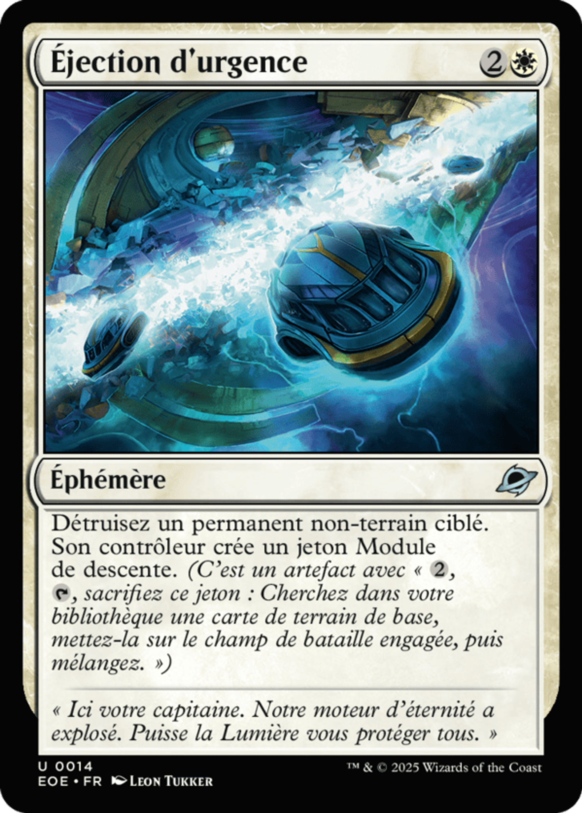 Éjection d'urgence — Edge of Eternities — Magic: The Gathering
