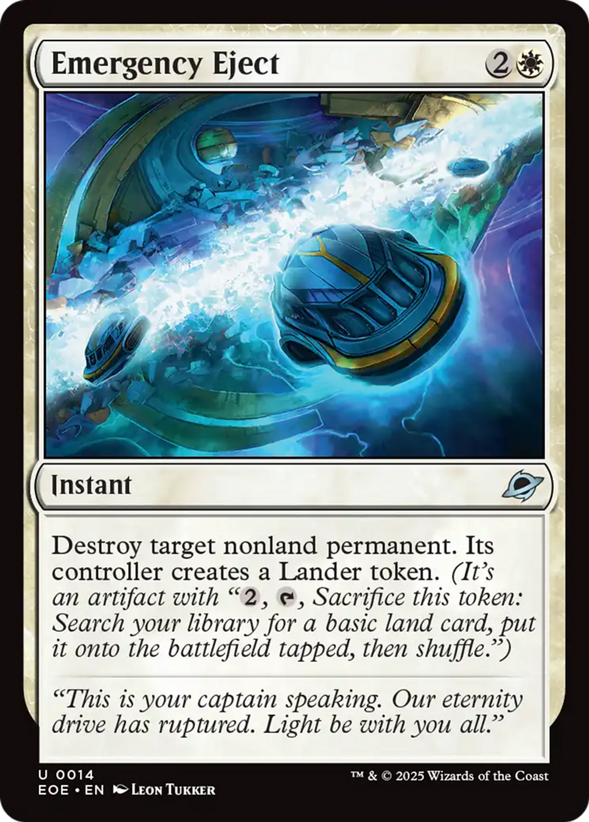 Éjection d'urgence — Edge of Eternities — Magic: The Gathering