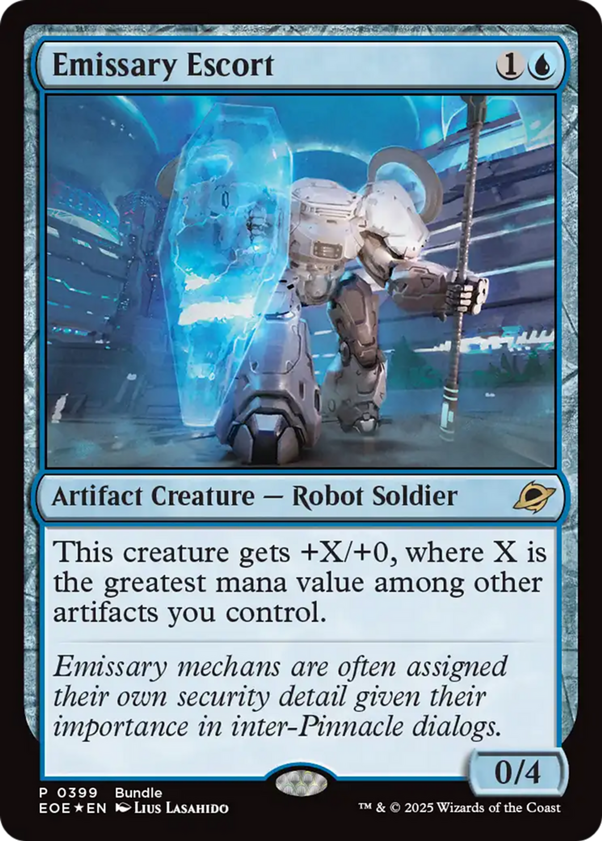 Escorte d'émissaire — Edge of Eternities — Magic: The Gathering