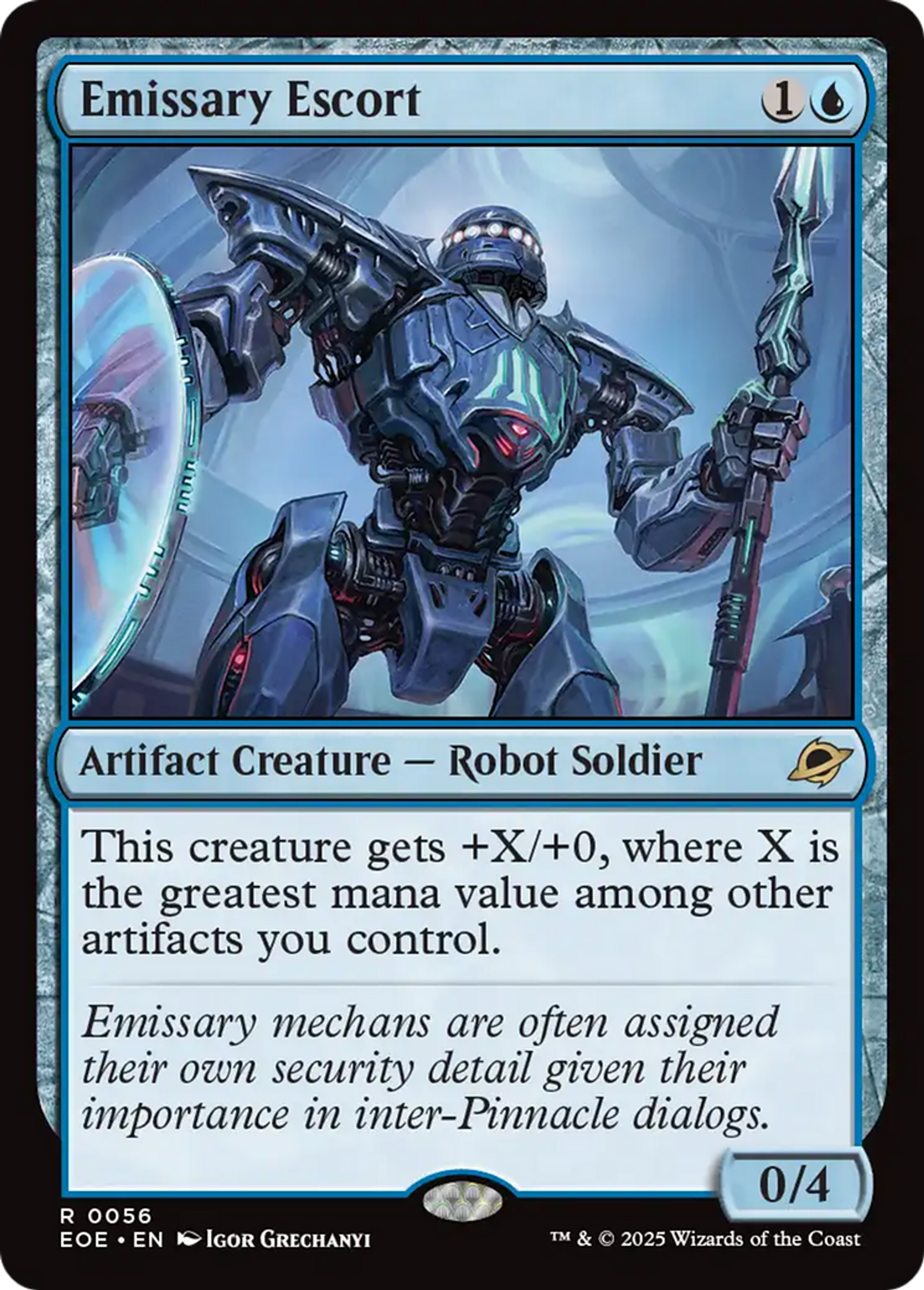 Escorte d'émissaire — Edge of Eternities — Magic: The Gathering