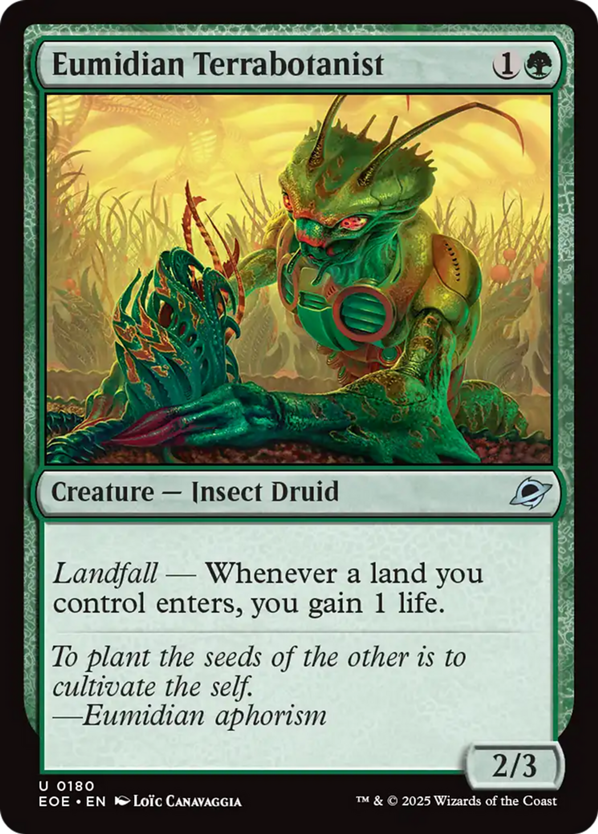 Terrabotaniste eumidien — Edge of Eternities — Magic: The Gathering