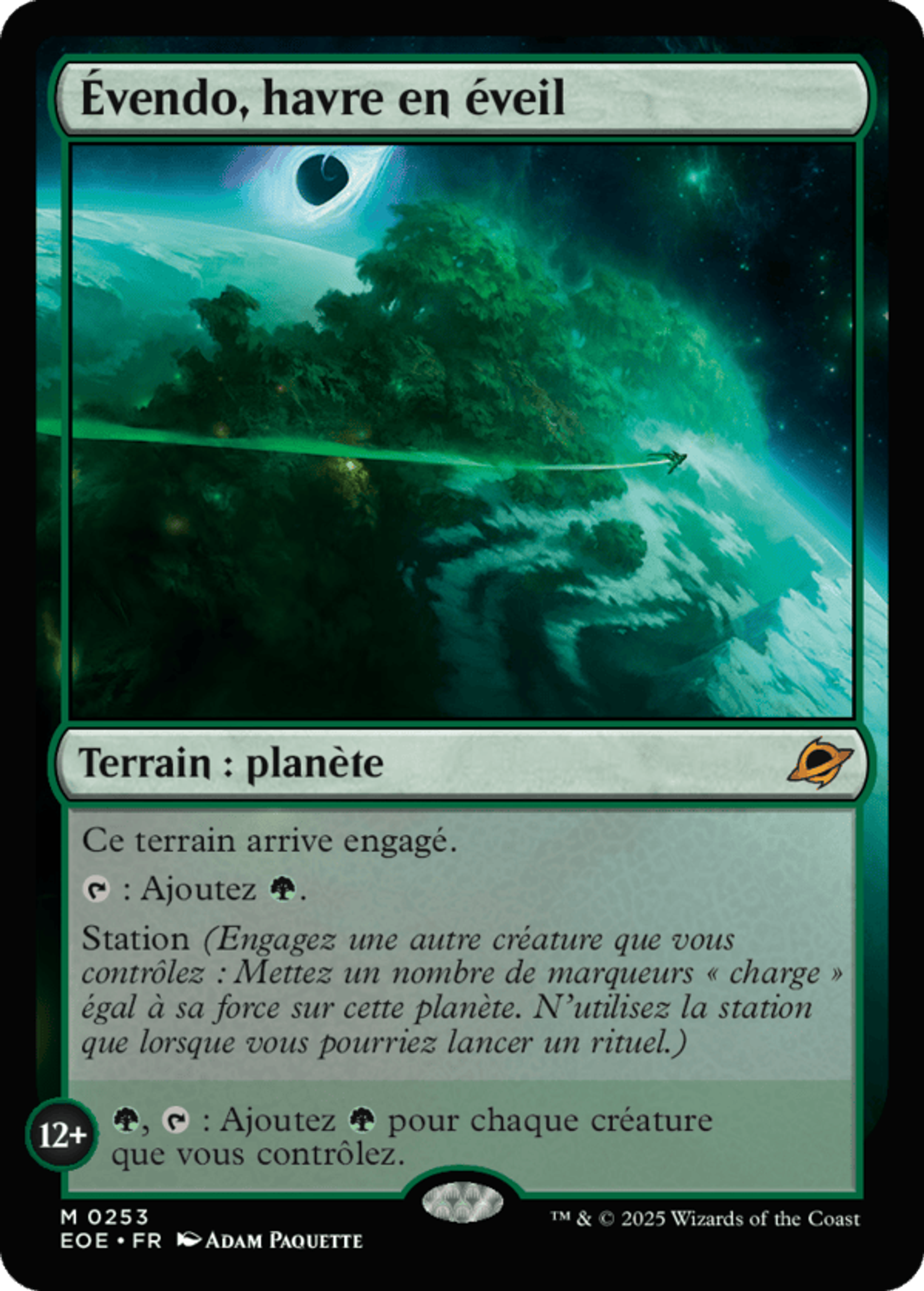 Évendo, havre en éveil — Edge of Eternities — Magic: The Gathering