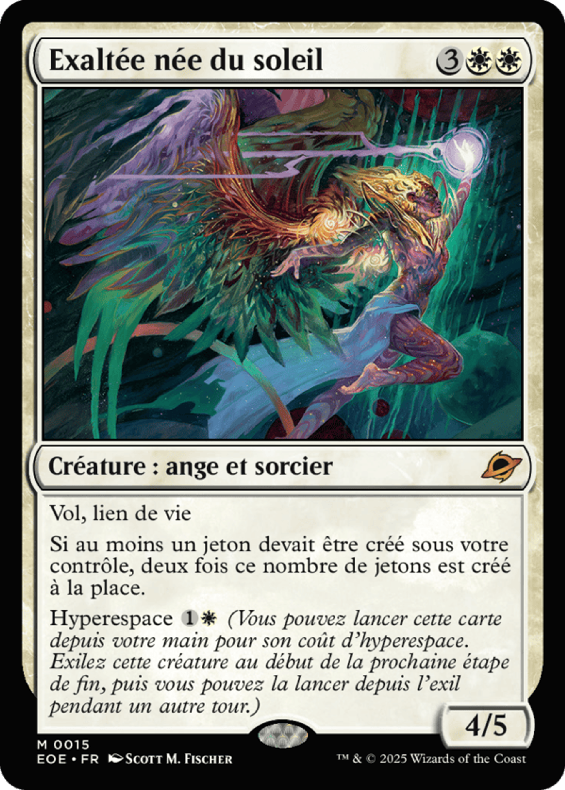 Exaltée née du soleil — Edge of Eternities — Magic: The Gathering