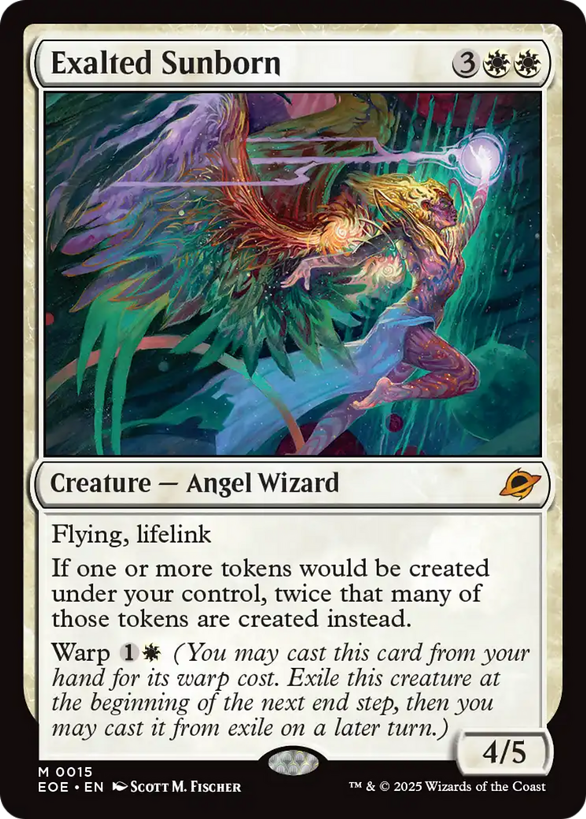Exaltée née du soleil — Edge of Eternities — Magic: The Gathering