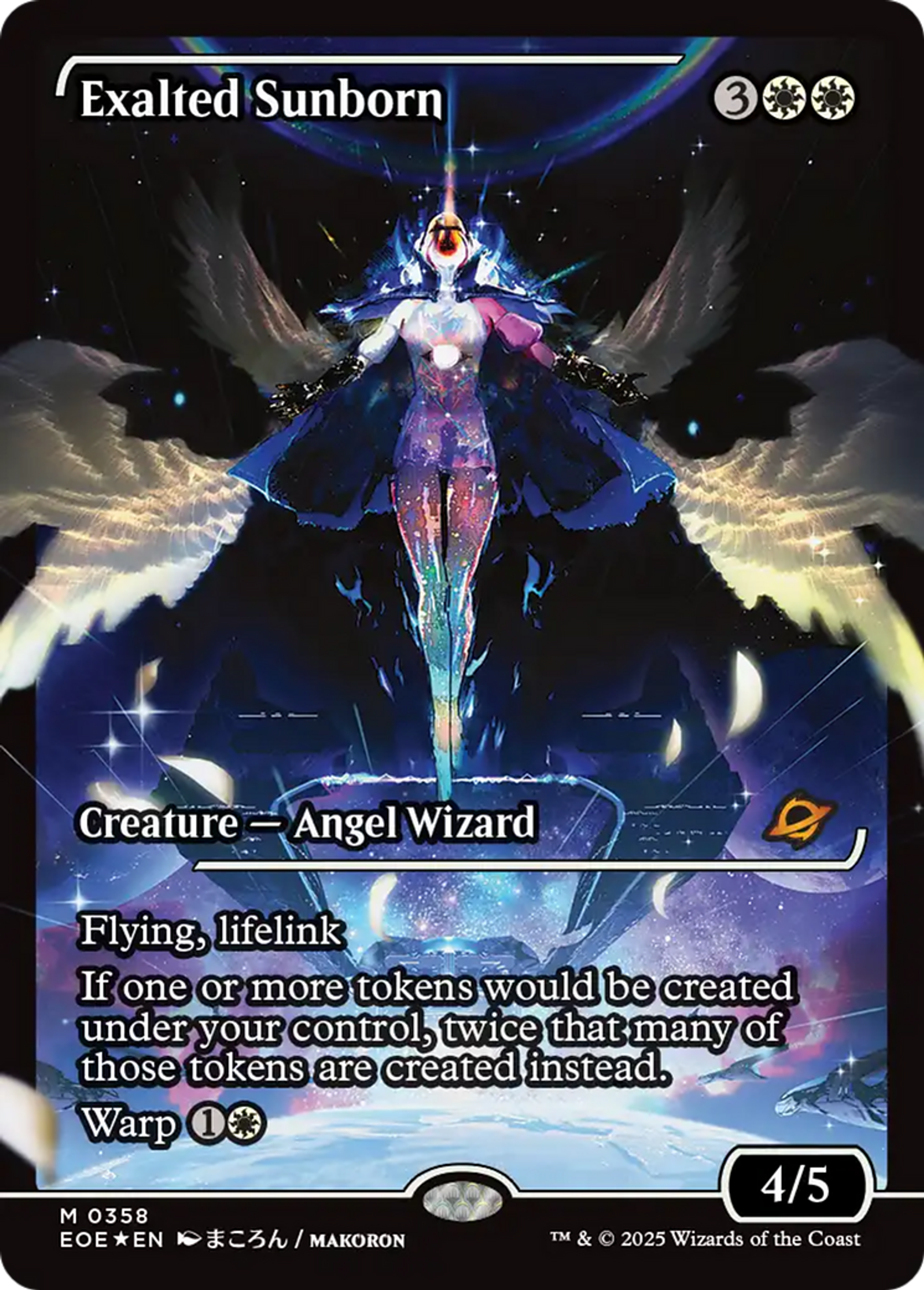 Exaltée née du soleil — Edge of Eternities — Magic: The Gathering