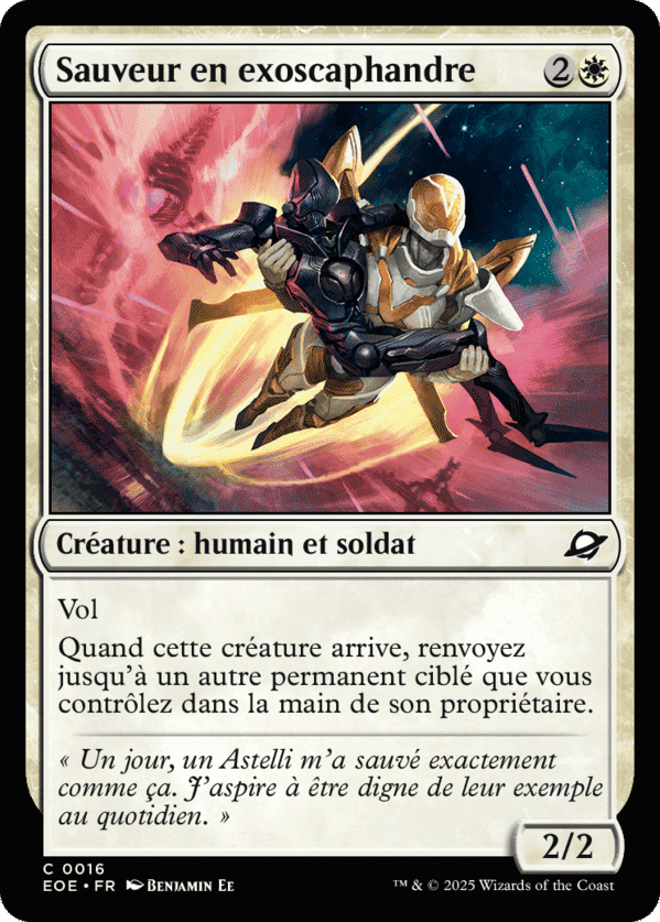 Sauveur en exoscaphandre — Edge of Eternities — Magic: The Gathering