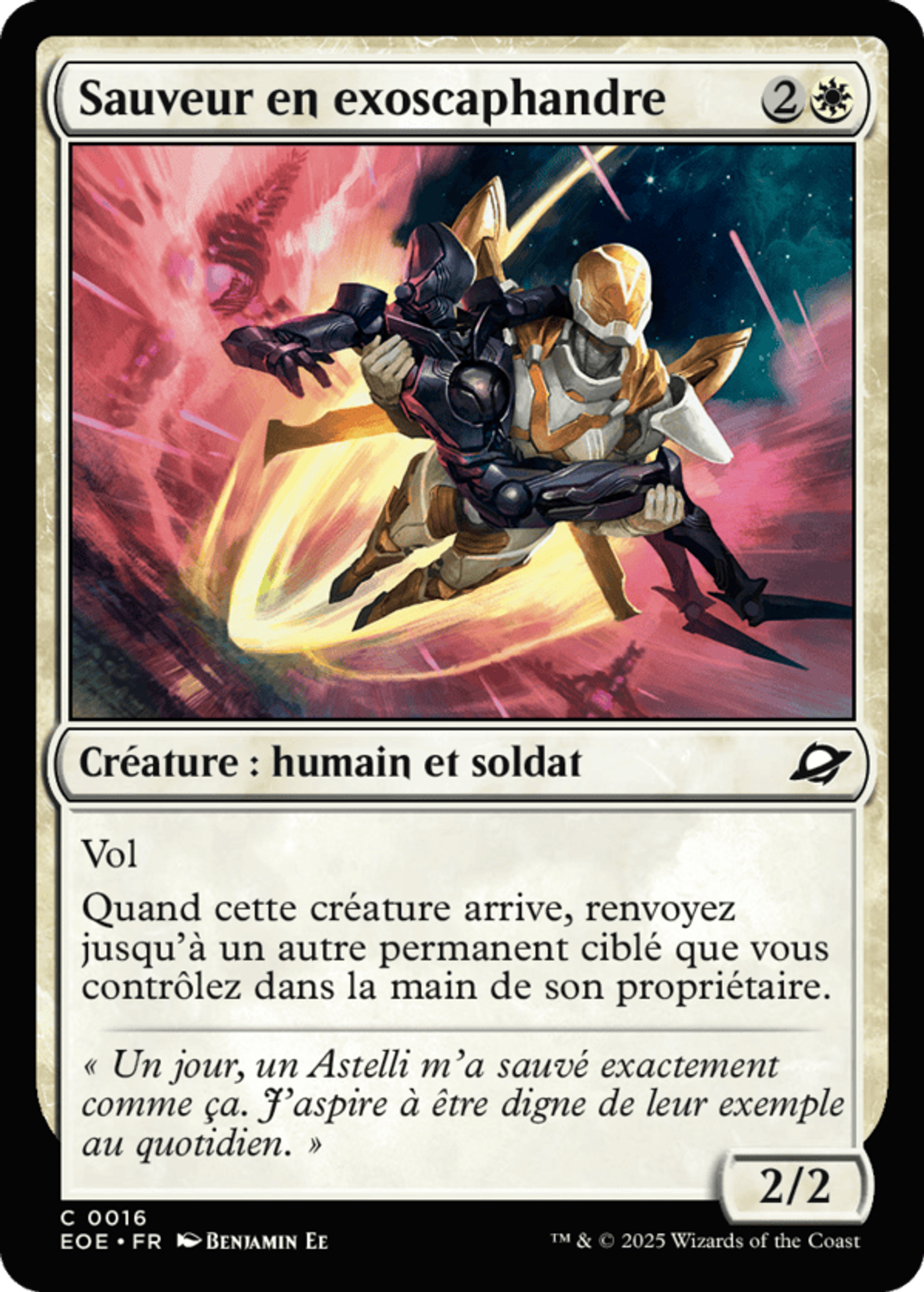 Sauveur en exoscaphandre — Edge of Eternities — Magic: The Gathering