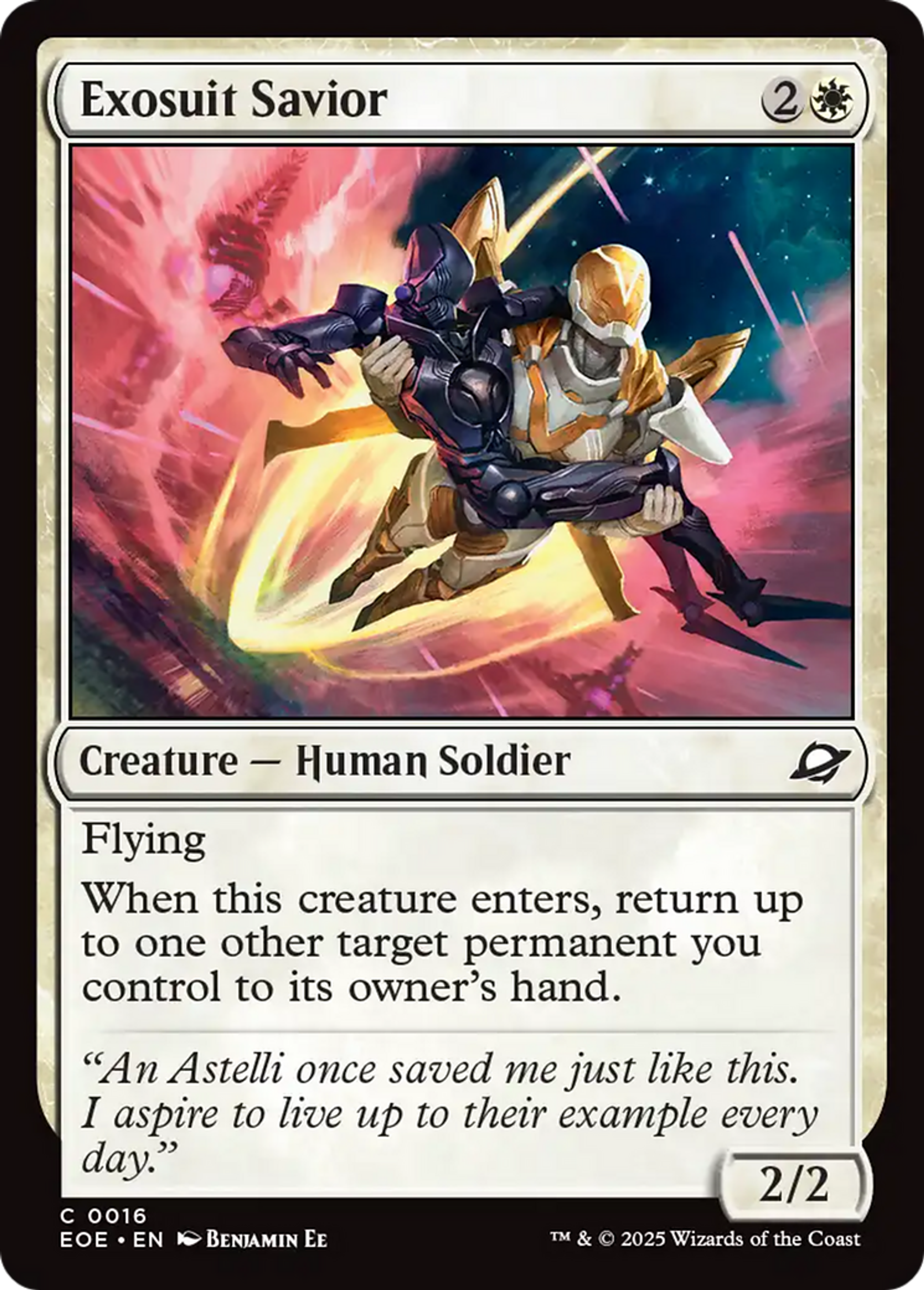 Exosuit Savior — Edge of Eternities — Magic: The Gathering