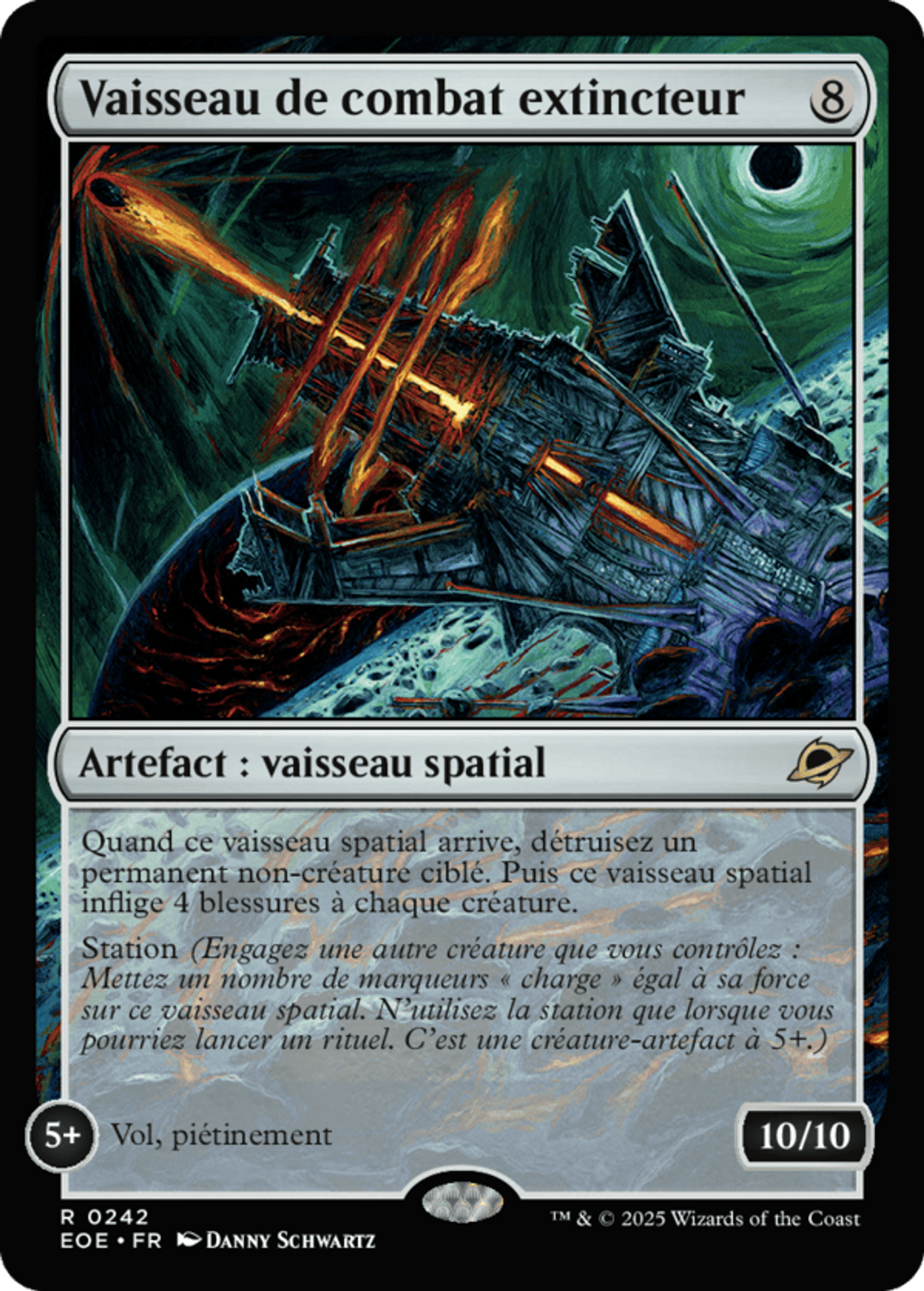 Vaisseau de combat extincteur — Edge of Eternities — Magic: The Gathering