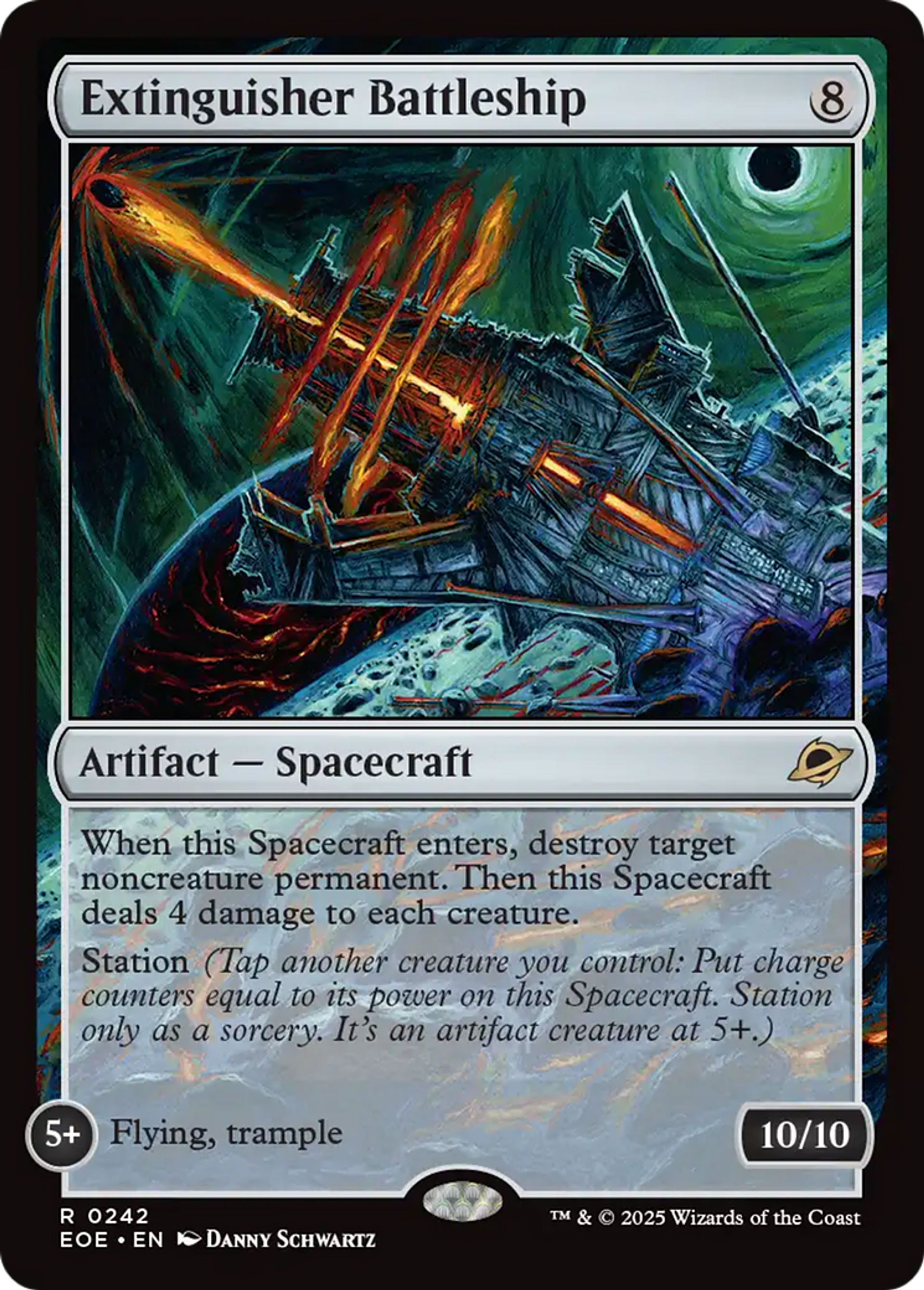 Vaisseau de combat extincteur — Edge of Eternities — Magic: The Gathering