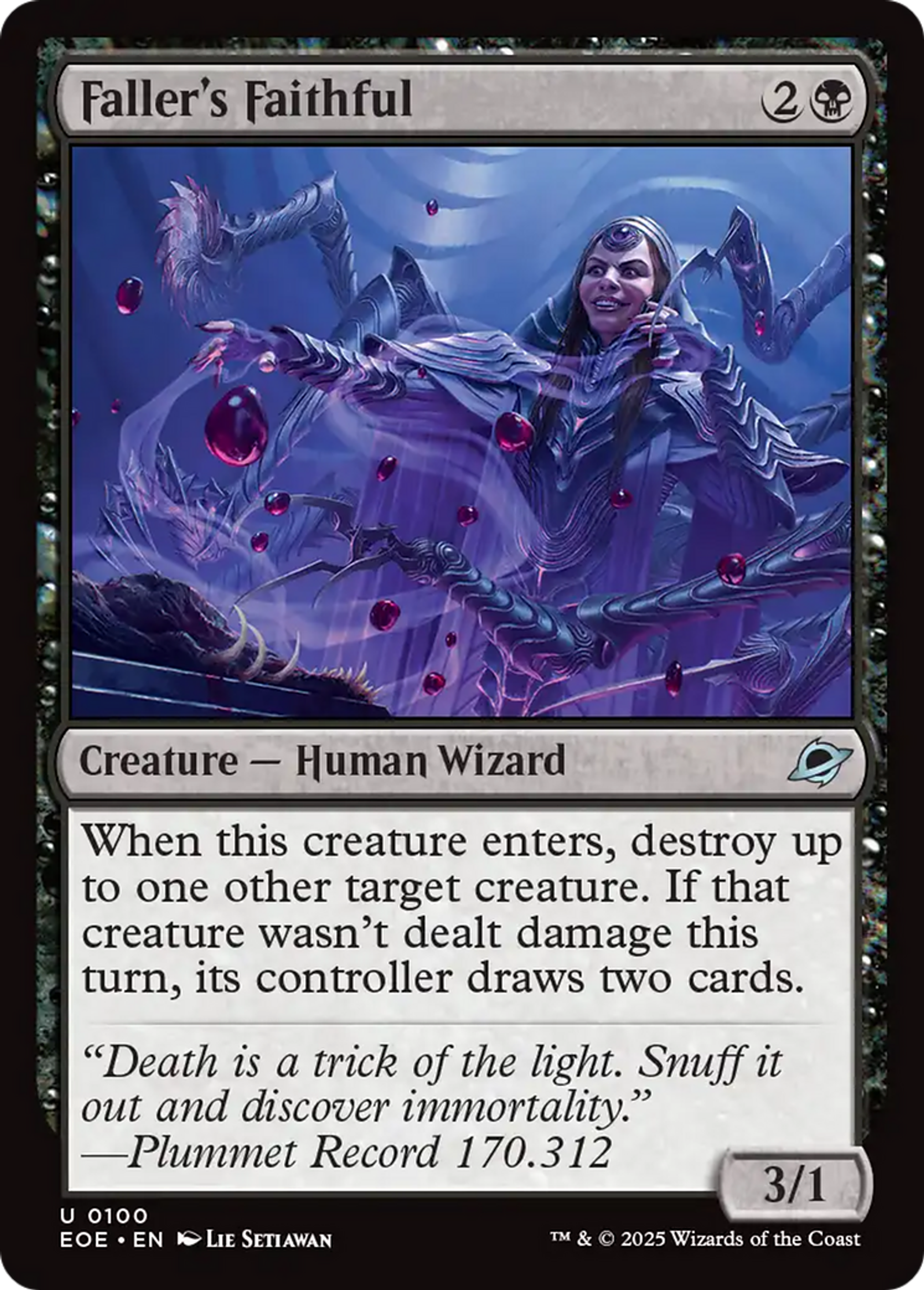 Fidèle du Grand exécuteur — Edge of Eternities — Magic: The Gathering