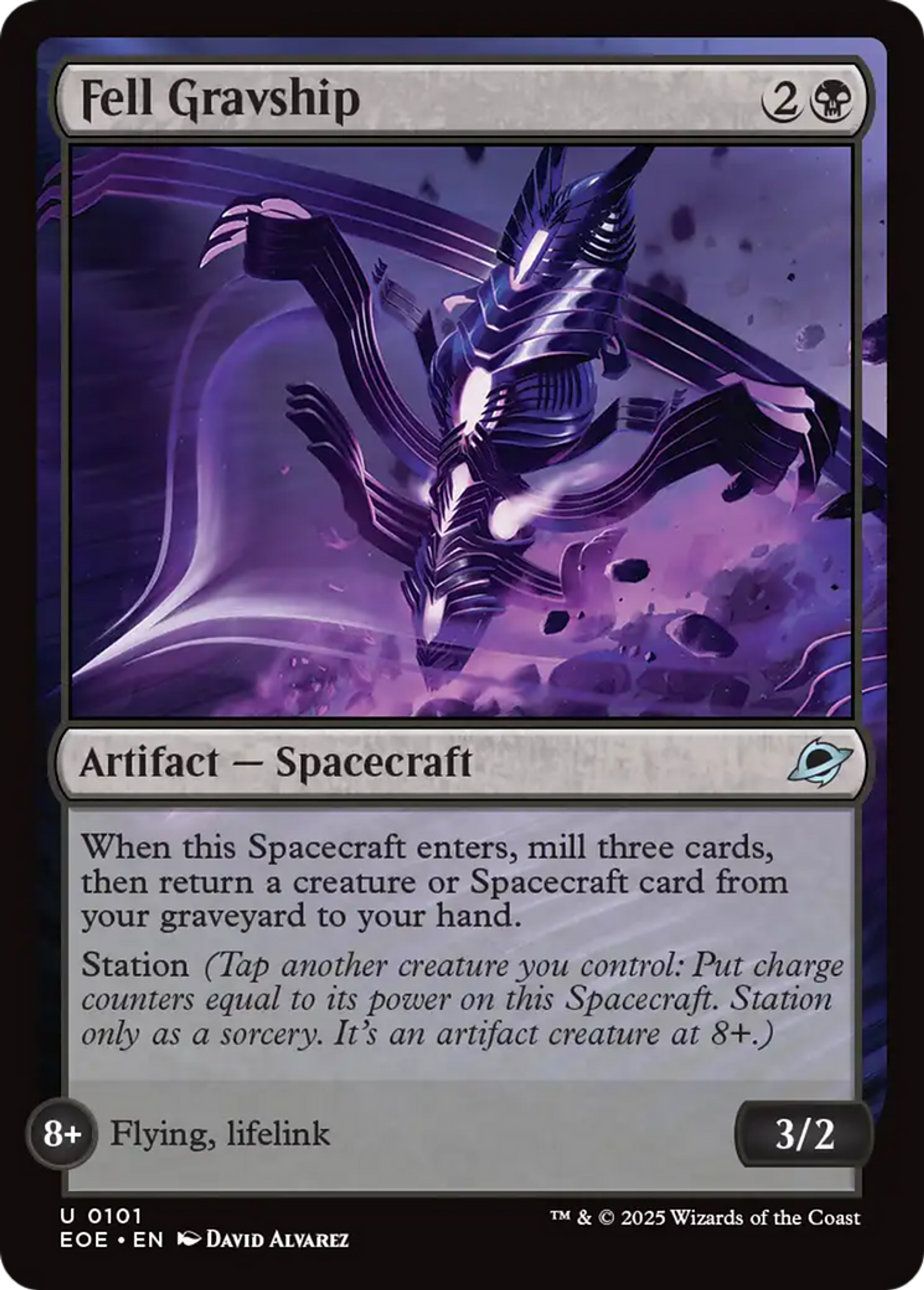 Fell Gravship — Edge of Eternities — Magic: The Gathering