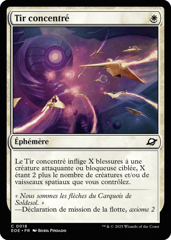 Tir concentré — Edge of Eternities — Magic: The Gathering