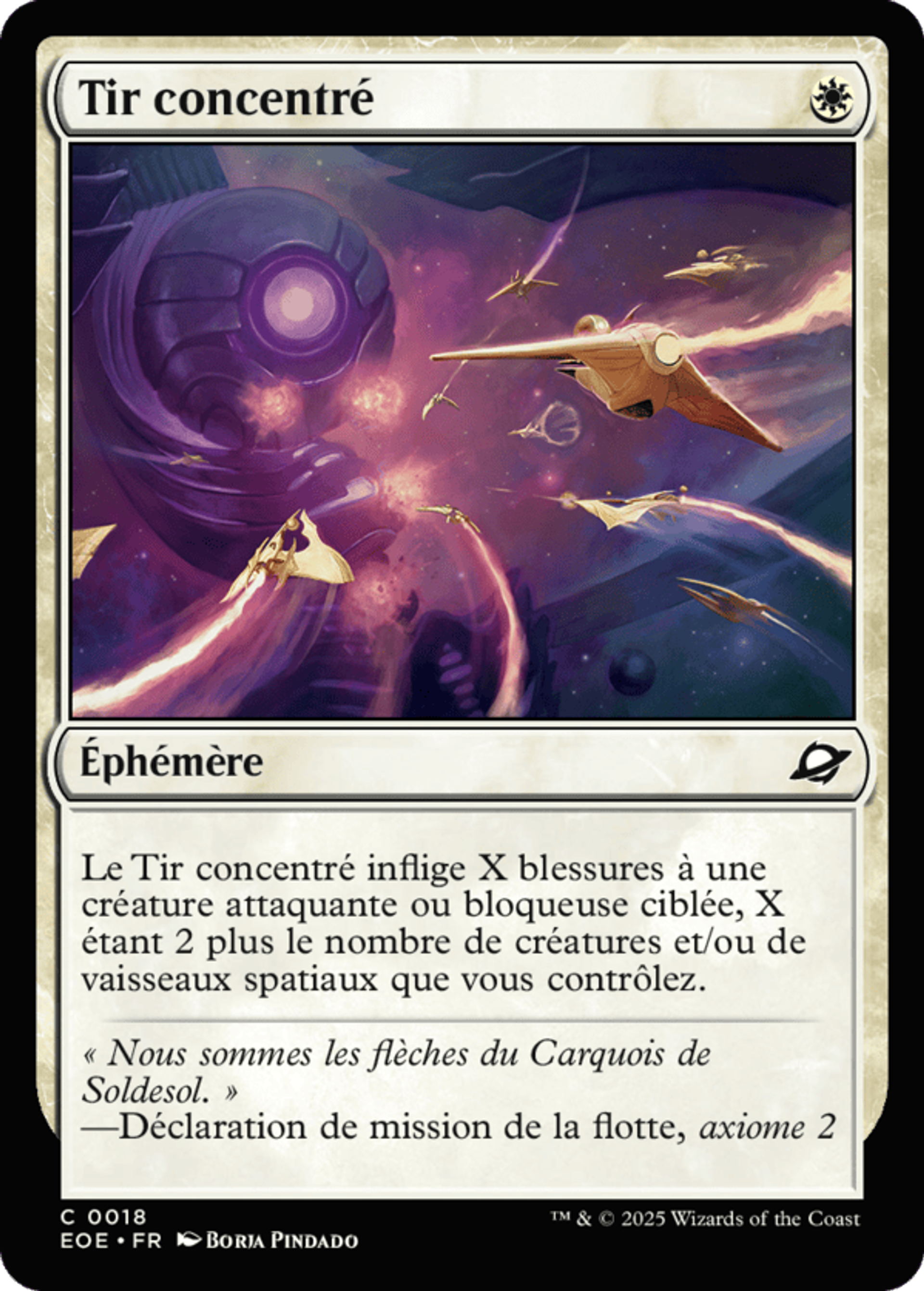 Tir concentré — Edge of Eternities — Magic: The Gathering