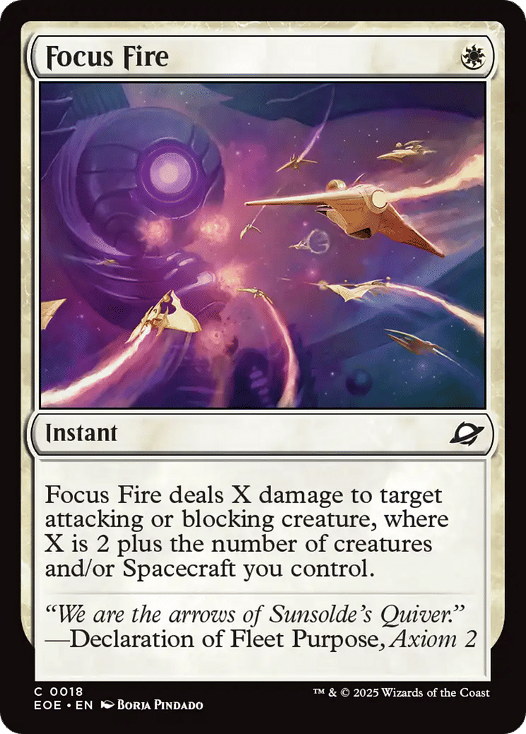 Focus Fire — Edge of Eternities — Magic: The Gathering