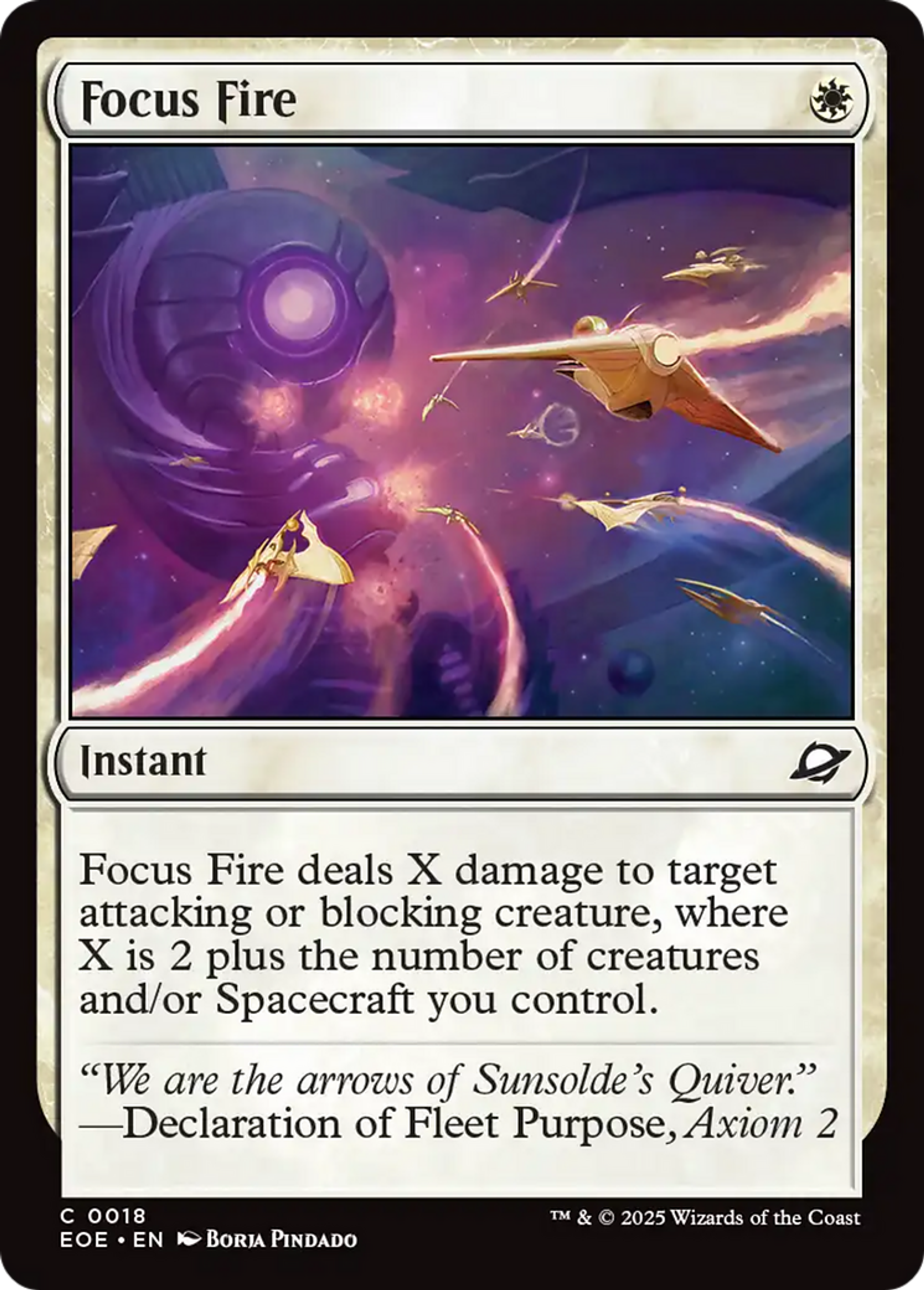 Focus Fire — Edge of Eternities — Magic: The Gathering