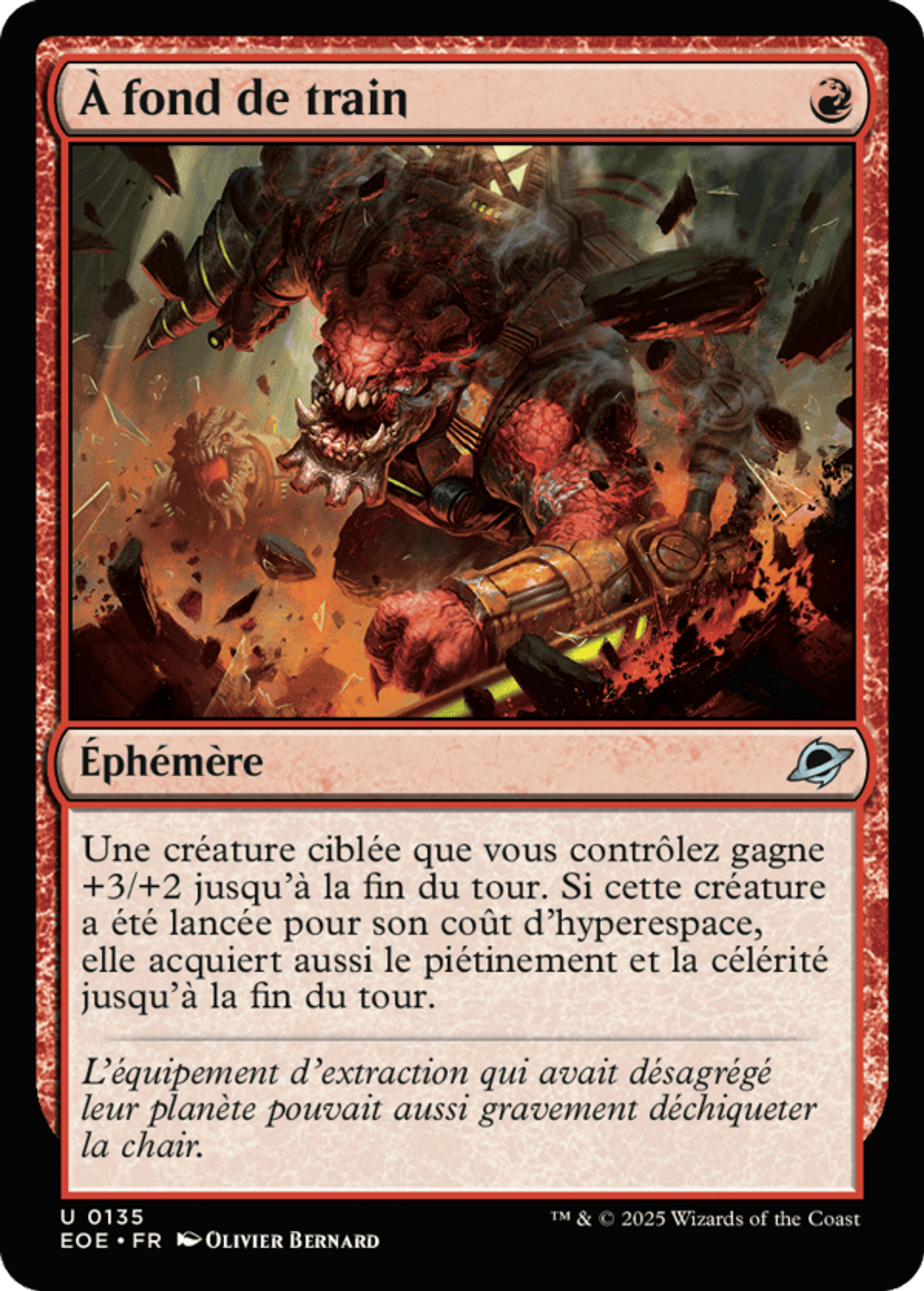 À fond de train — Edge of Eternities — Magic: The Gathering