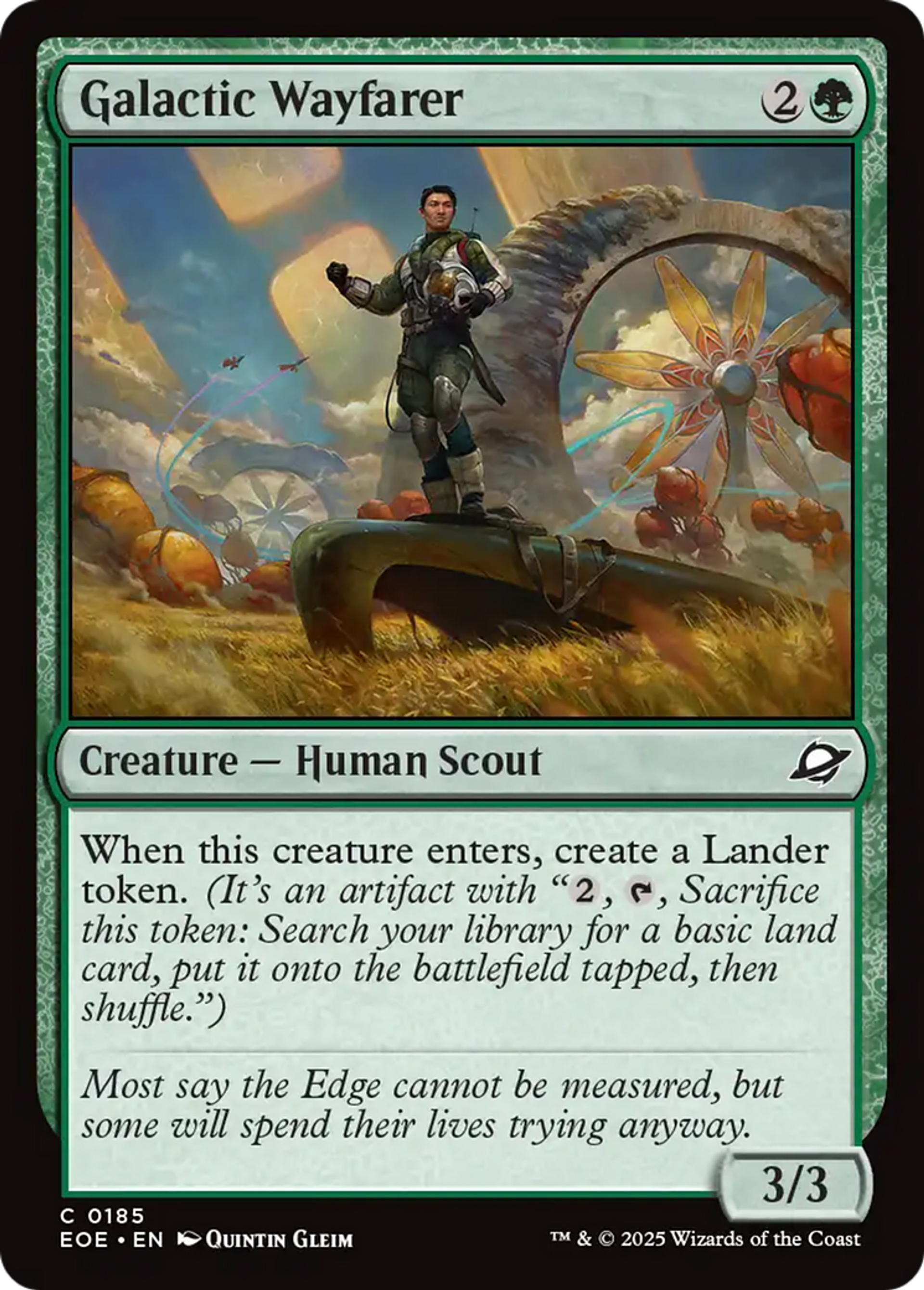 Galactic Wayfarer — Edge of Eternities — Magic: The Gathering