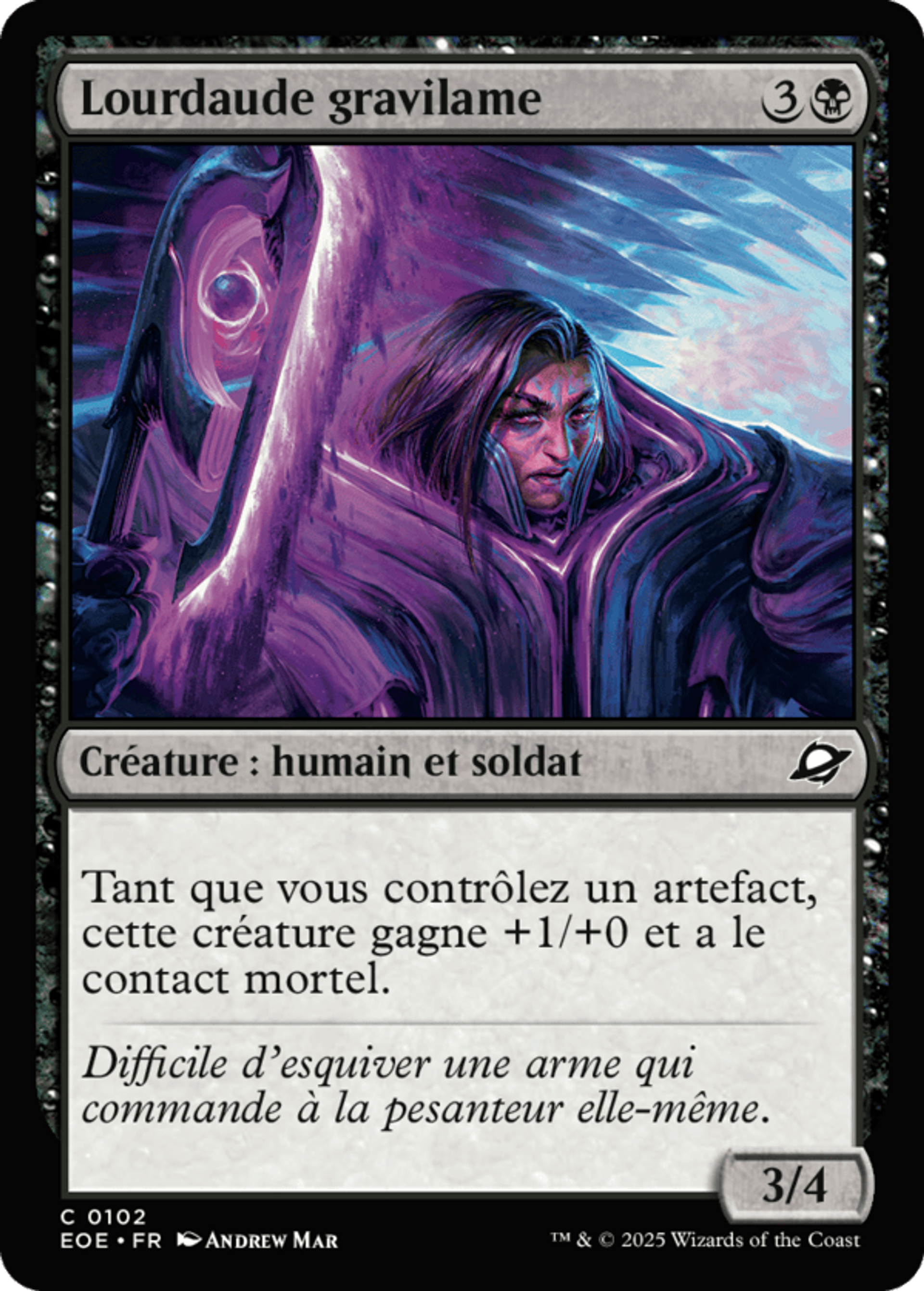 Lourdaude gravilame — Edge of Eternities — Magic: The Gathering