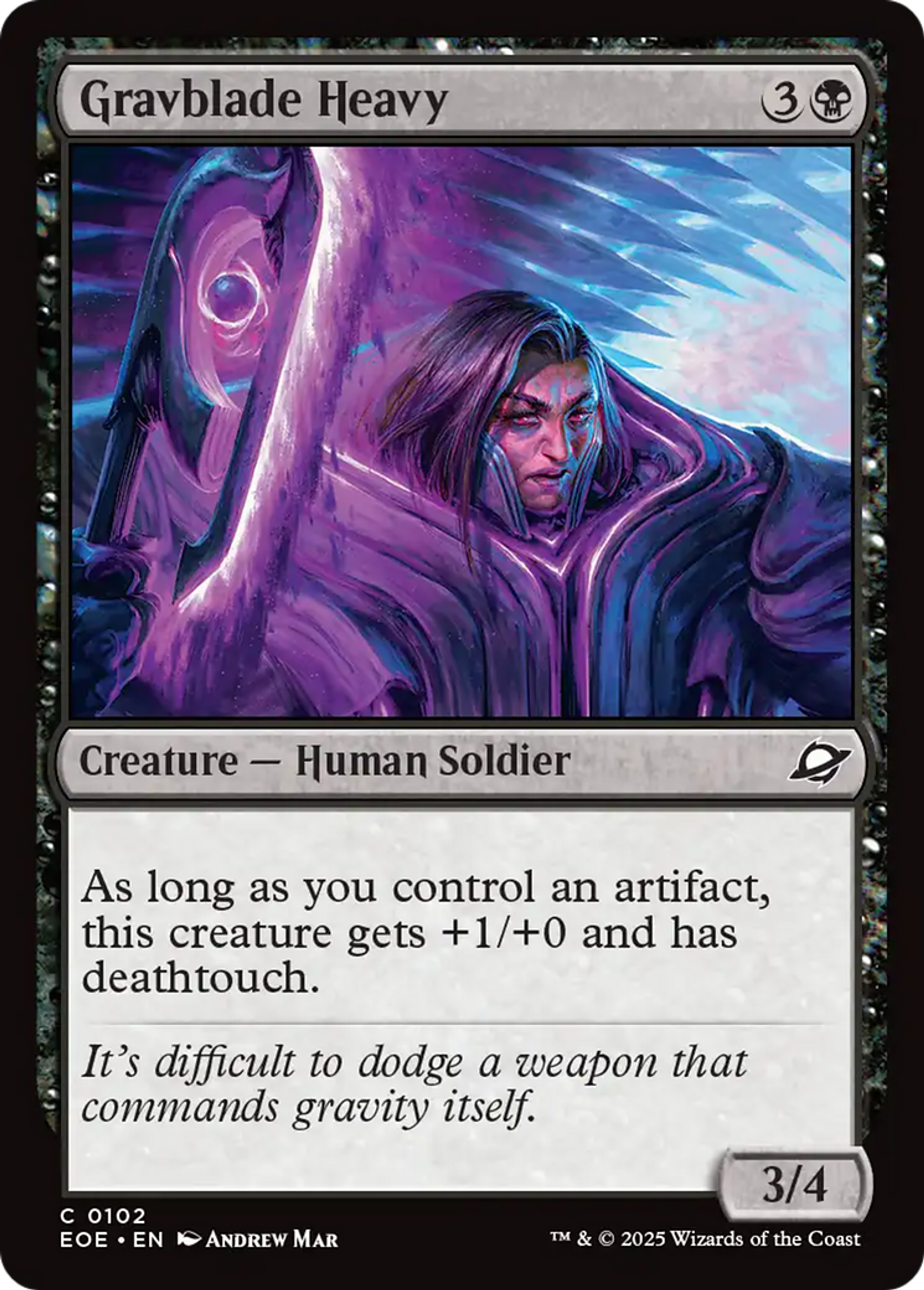 Lourdaude gravilame — Edge of Eternities — Magic: The Gathering