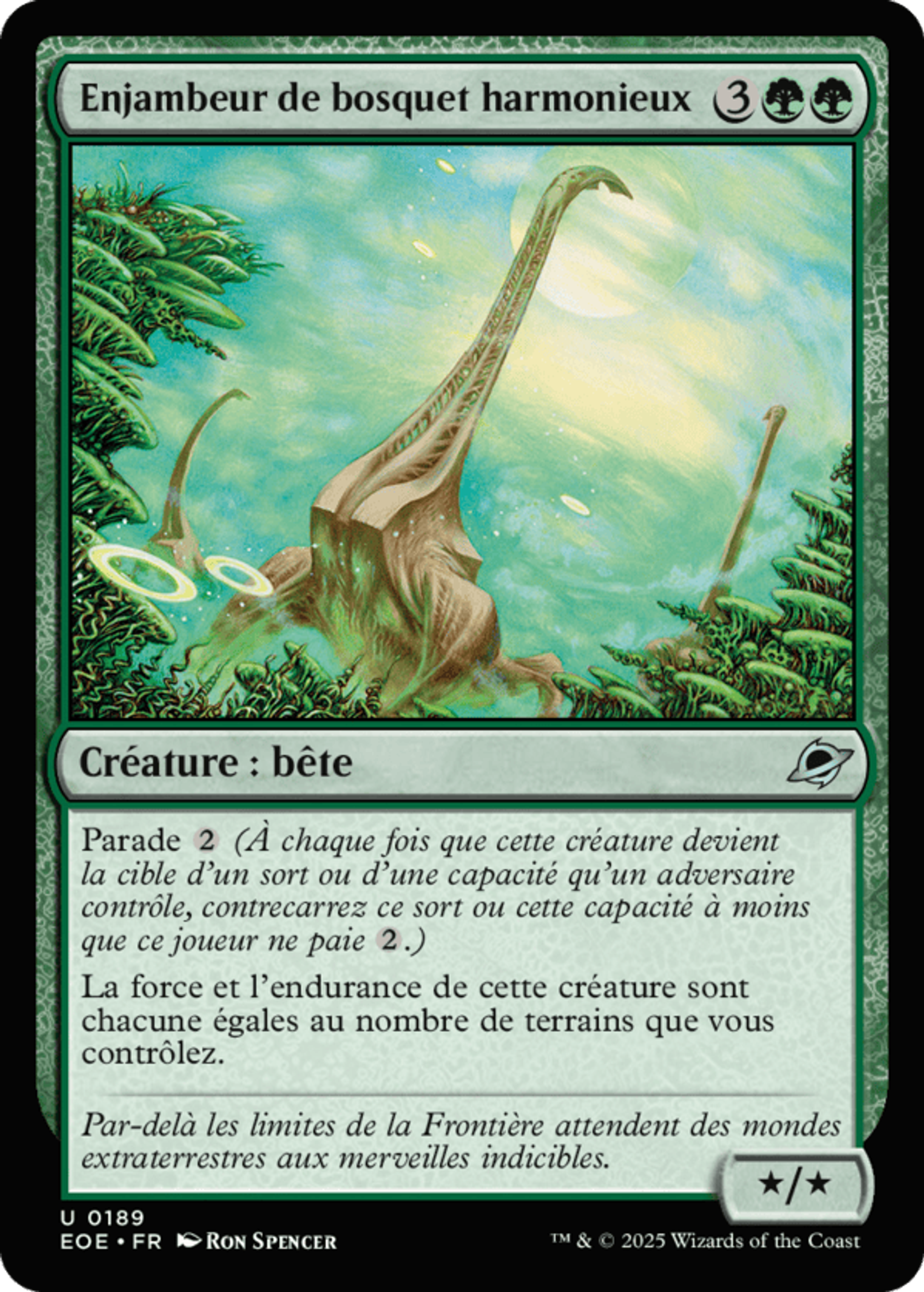 Enjambeur de bosquet harmonieux — Edge of Eternities — Magic: The Gathering