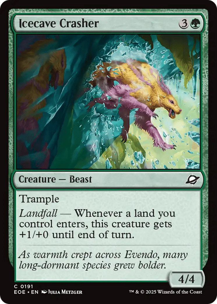 Fracasseur de la caverne de glace — Edge of Eternities — Magic: The Gathering