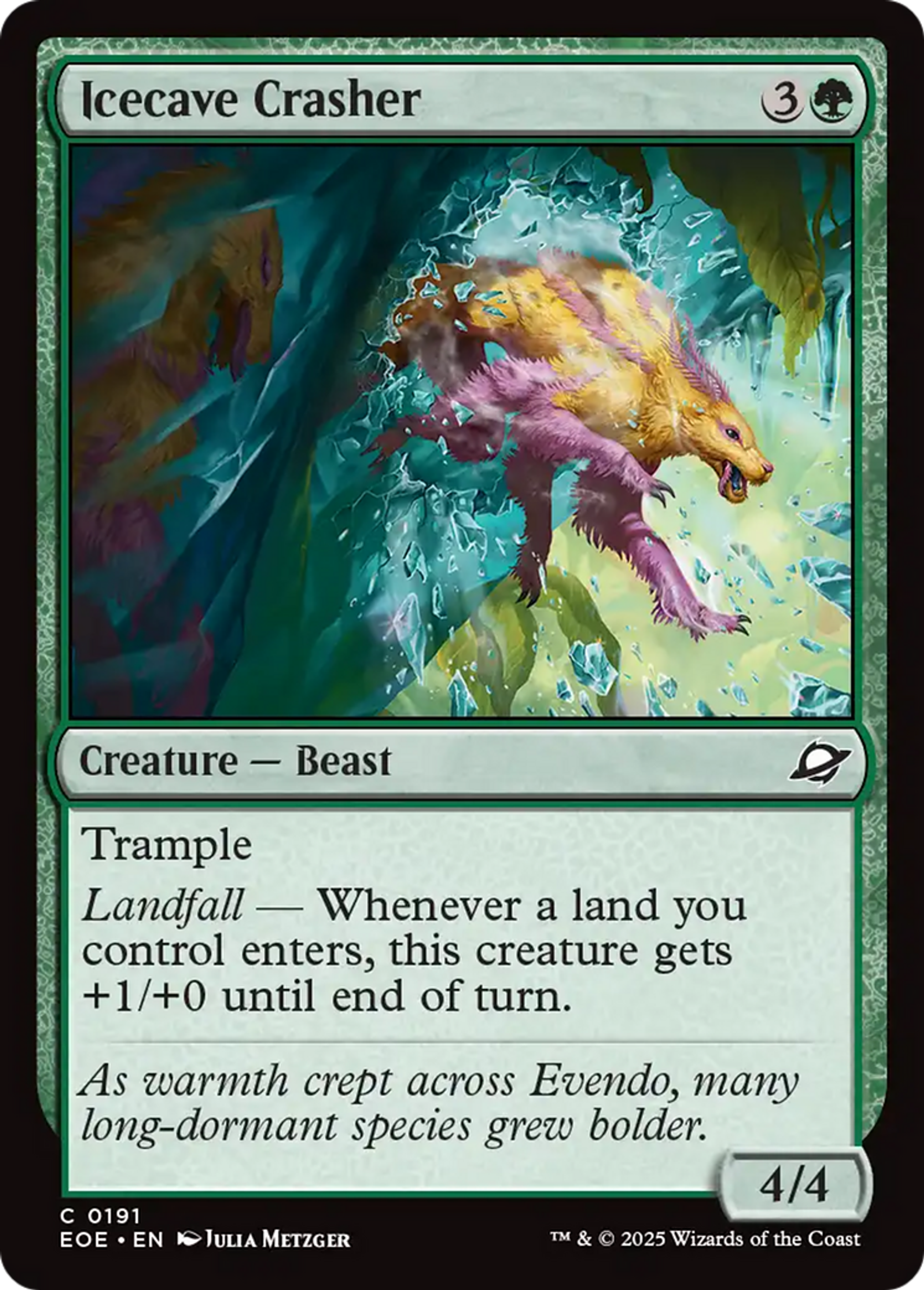 Fracasseur de la caverne de glace — Edge of Eternities — Magic: The Gathering