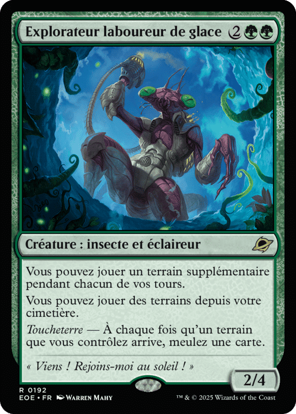 Explorateur laboureur de glace — Edge of Eternities — Magic: The Gathering