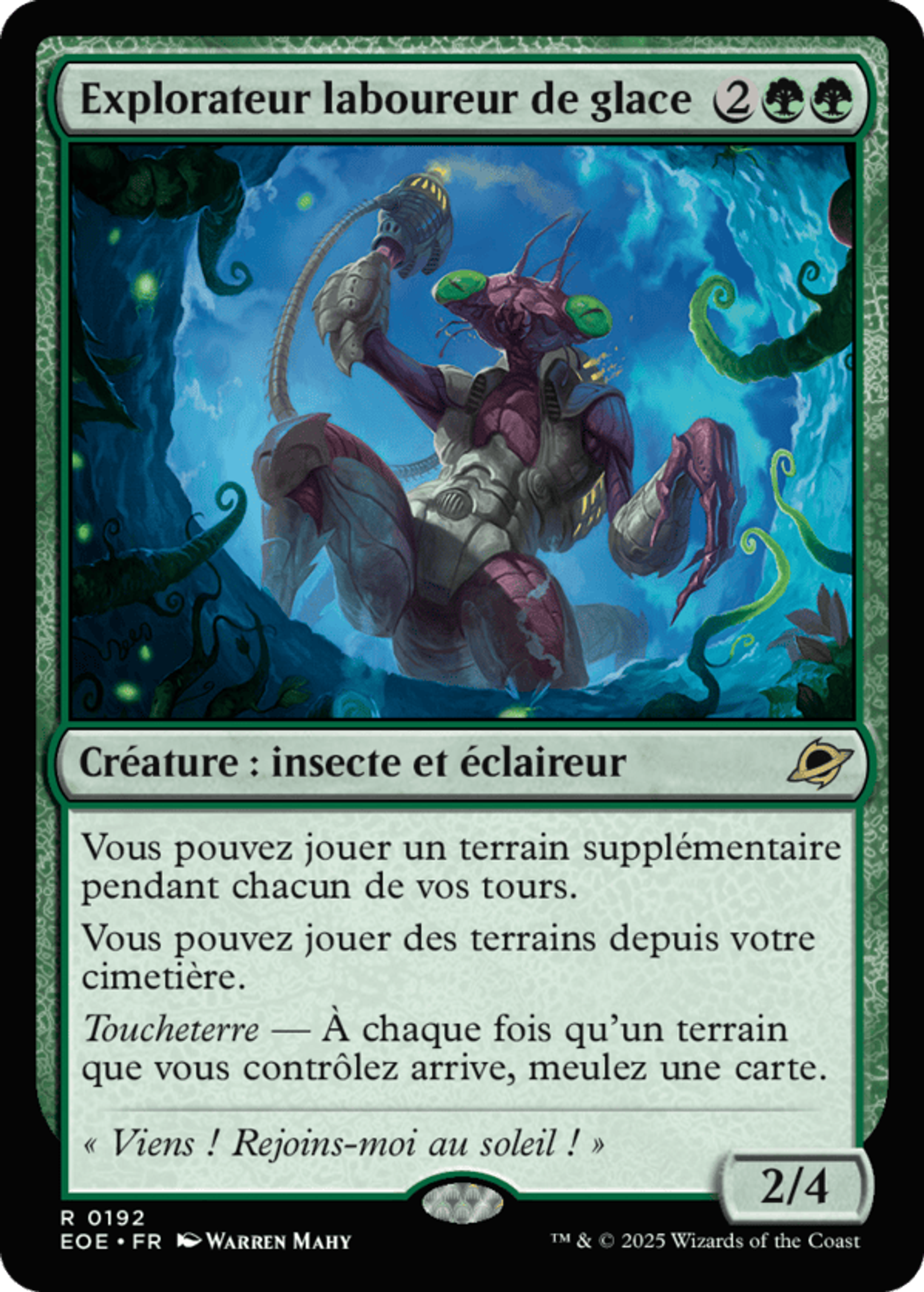 Explorateur laboureur de glace — Edge of Eternities — Magic: The Gathering