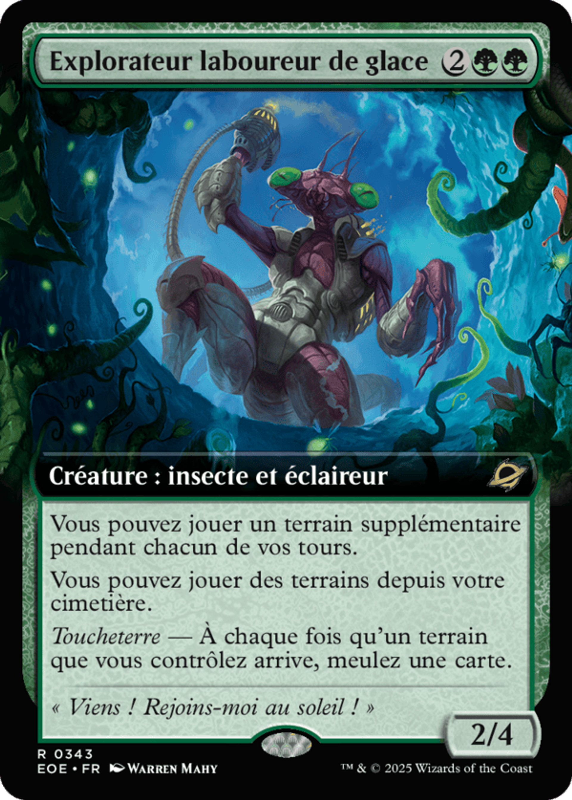 Explorateur laboureur de glace — Edge of Eternities — Magic: The Gathering