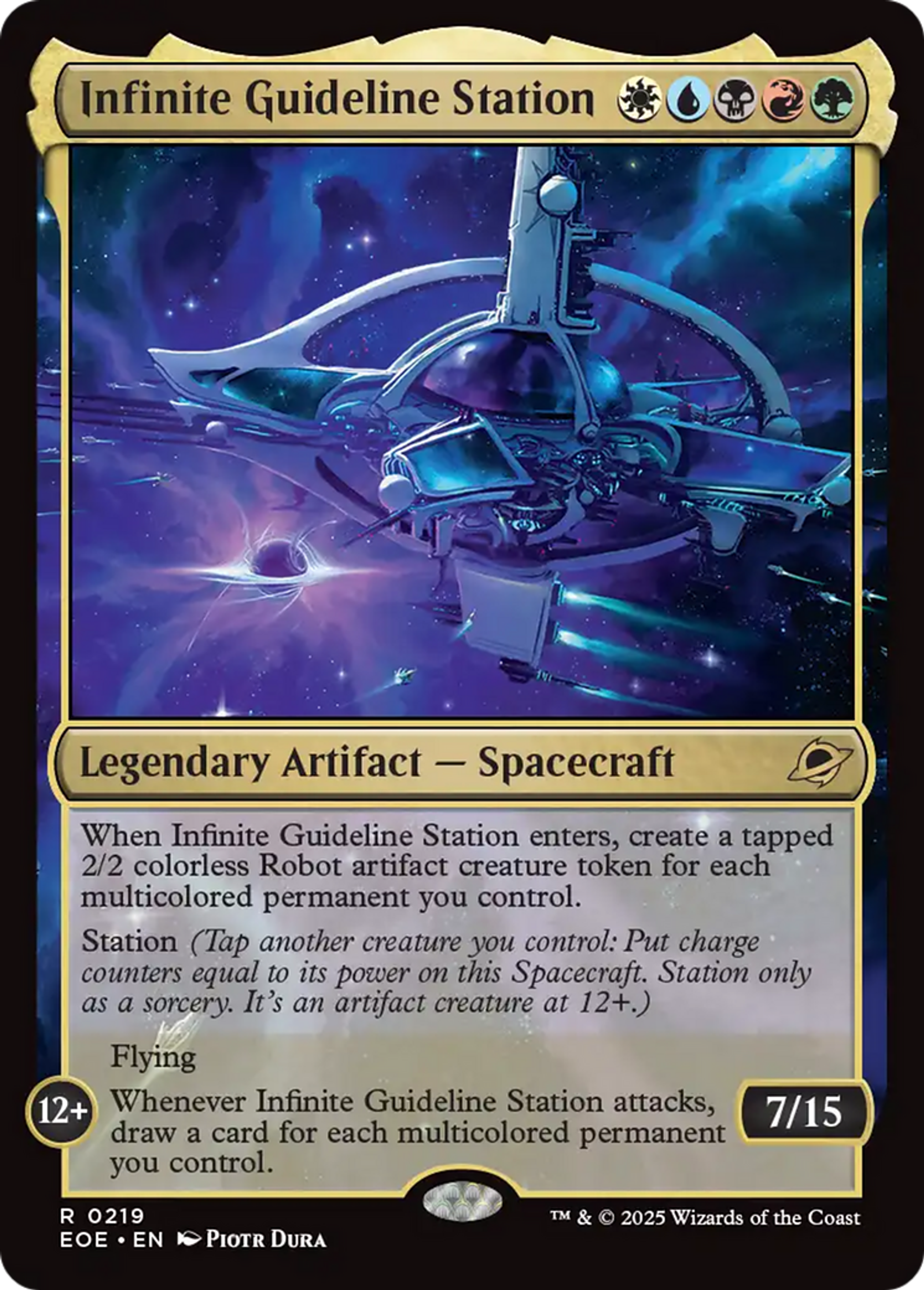 Station de la Réglementation Infinie — Edge of Eternities — Magic: The Gathering