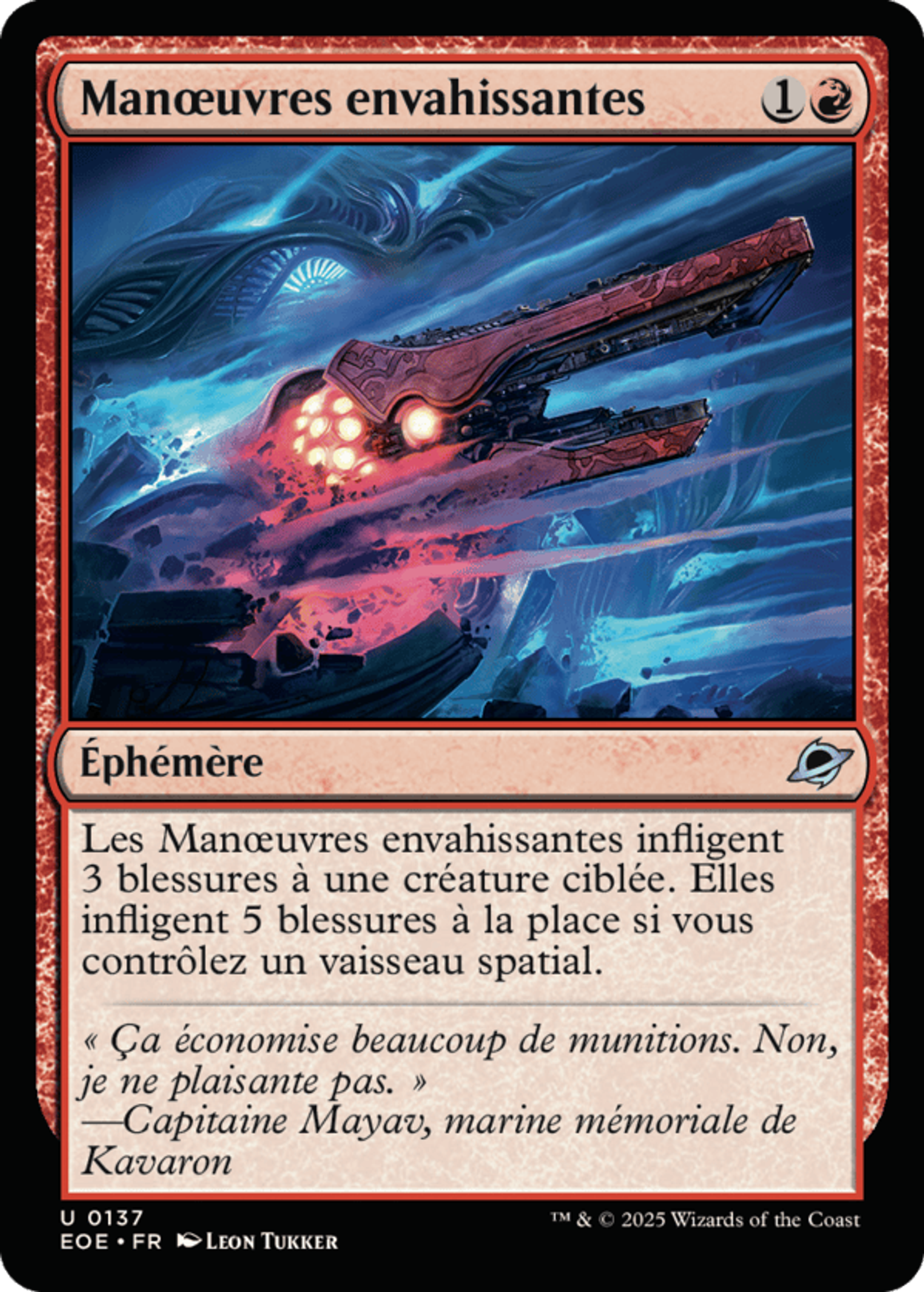 Manœuvres envahissantes — Edge of Eternities — Magic: The Gathering