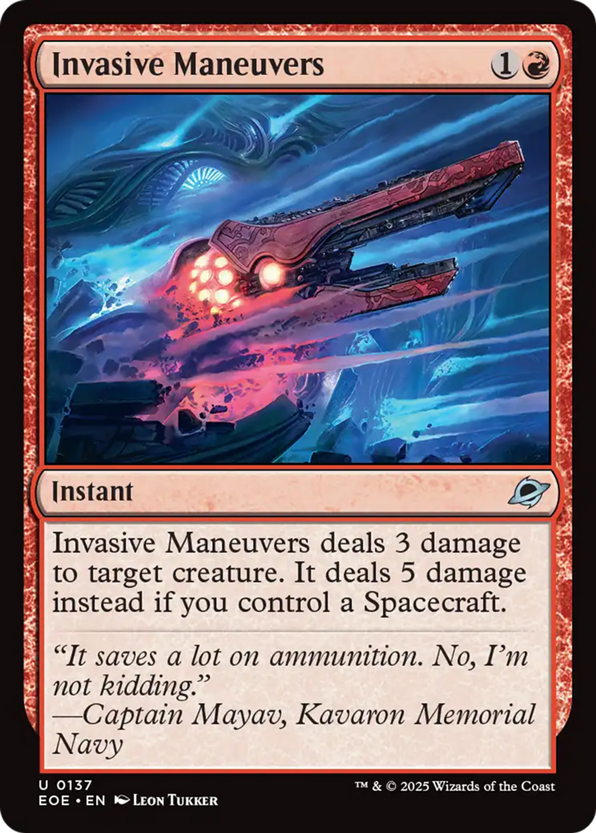 Invasive Maneuvers — Edge of Eternities — Magic: The Gathering