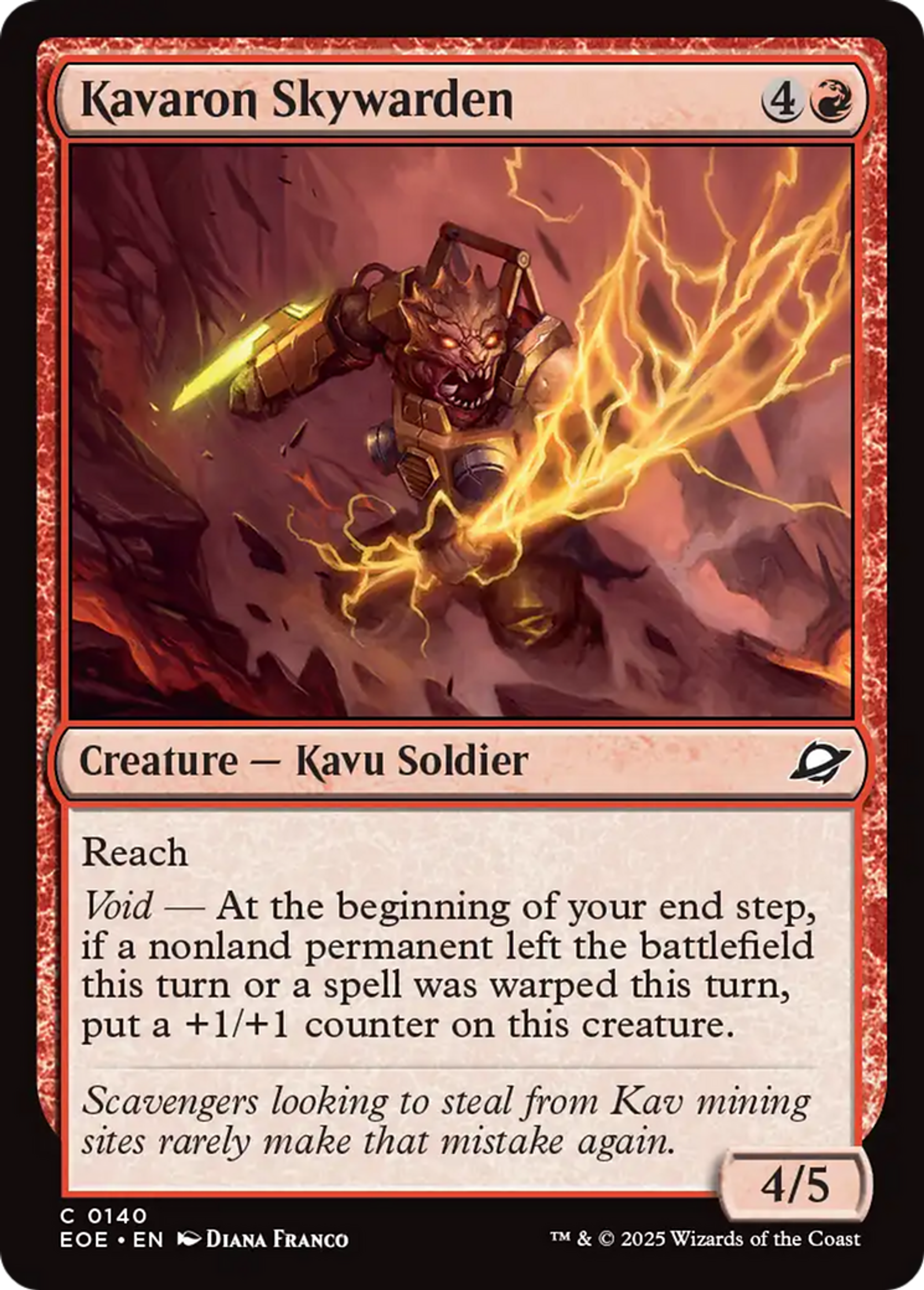 Gardien céleste de Kavaron — Edge of Eternities — Magic: The Gathering