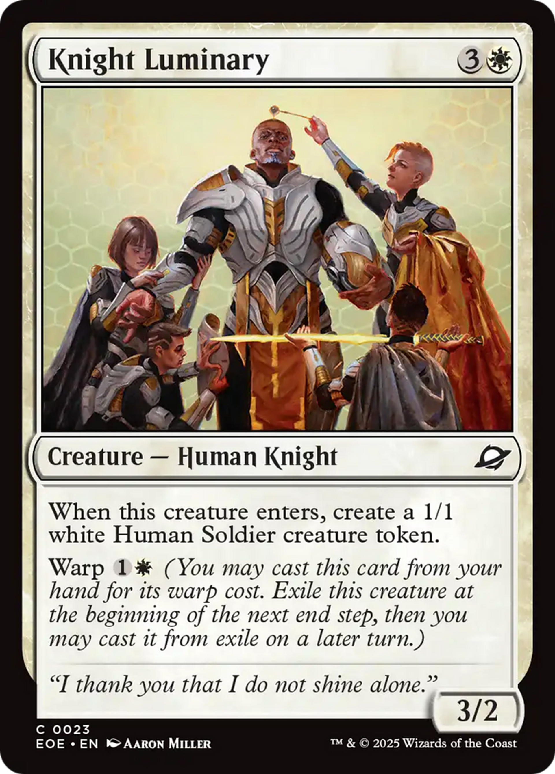 Sommité chevalier — Edge of Eternities — Magic: The Gathering