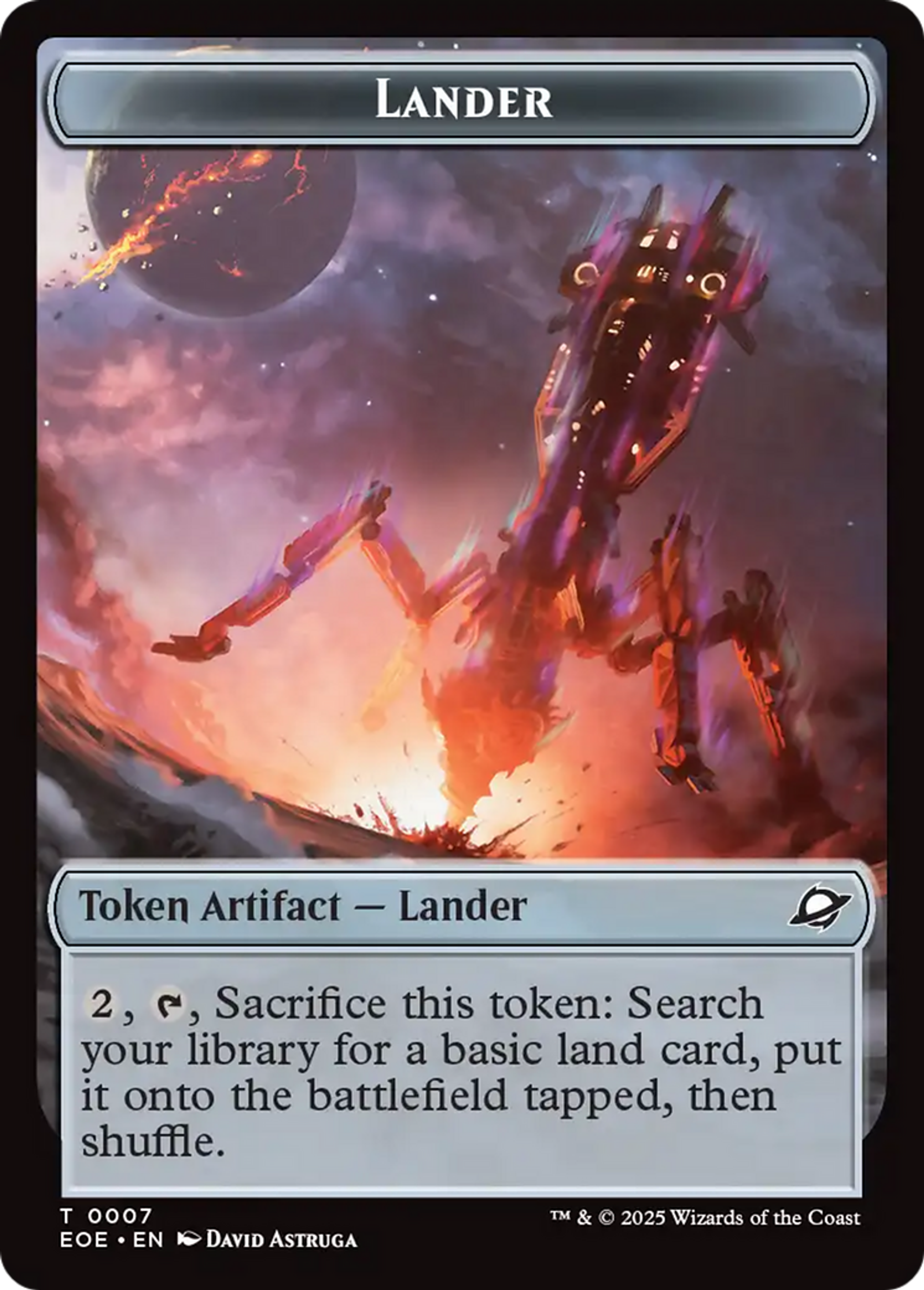 Lander — Edge of Eternities — Magic: The Gathering