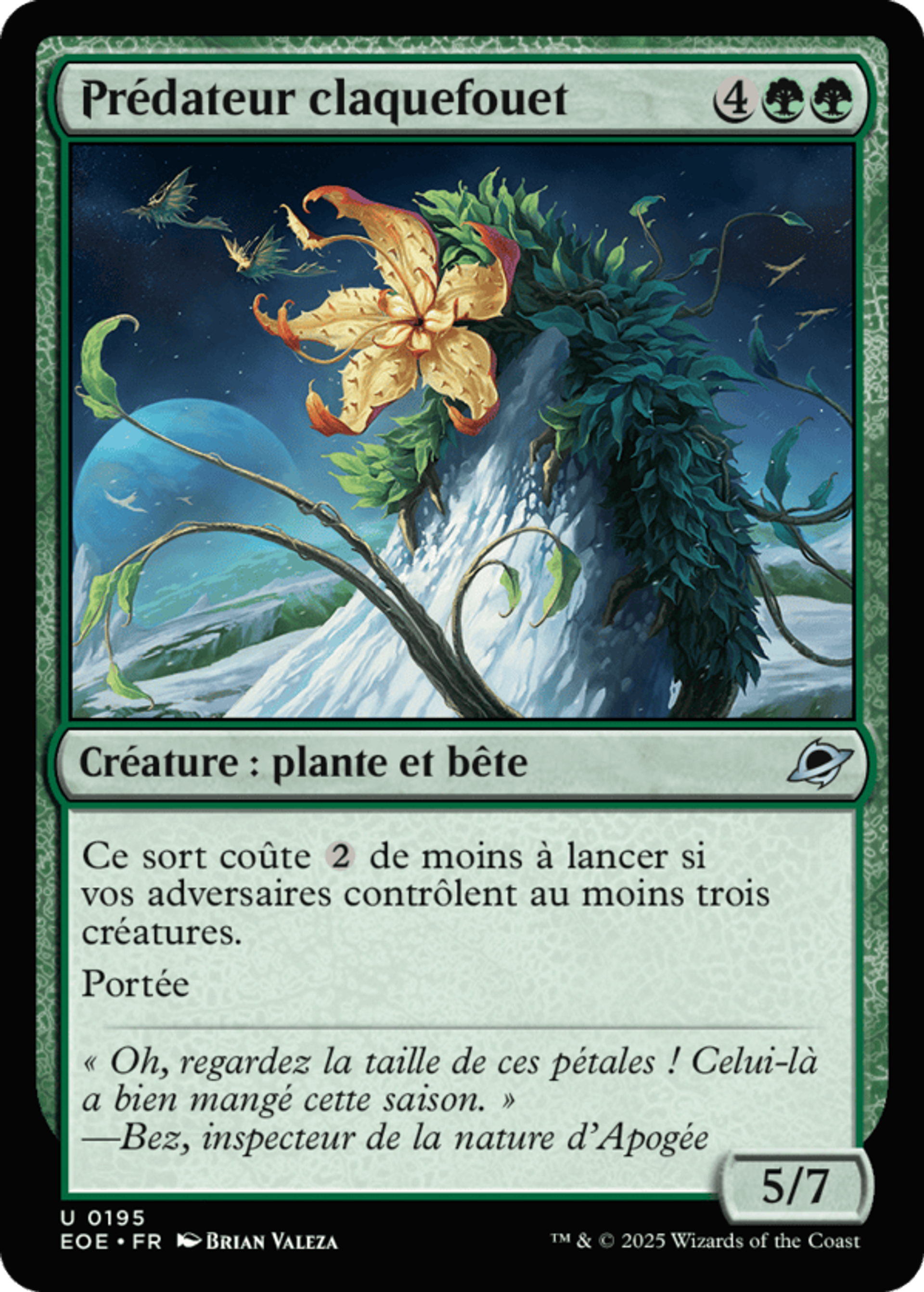 Prédateur claquefouet — Edge of Eternities — Magic: The Gathering