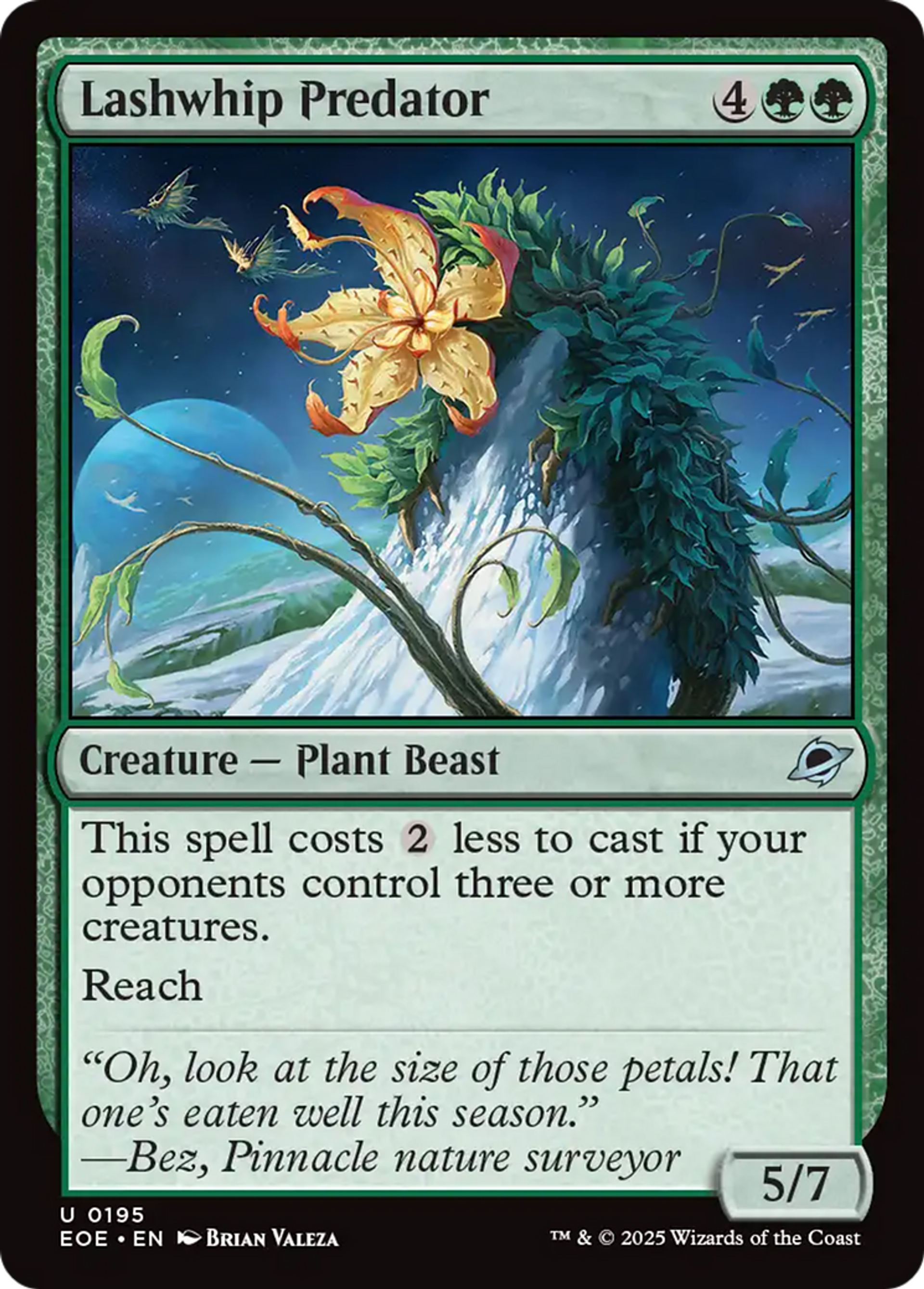 Lashwhip Predator — Edge of Eternities — Magic: The Gathering
