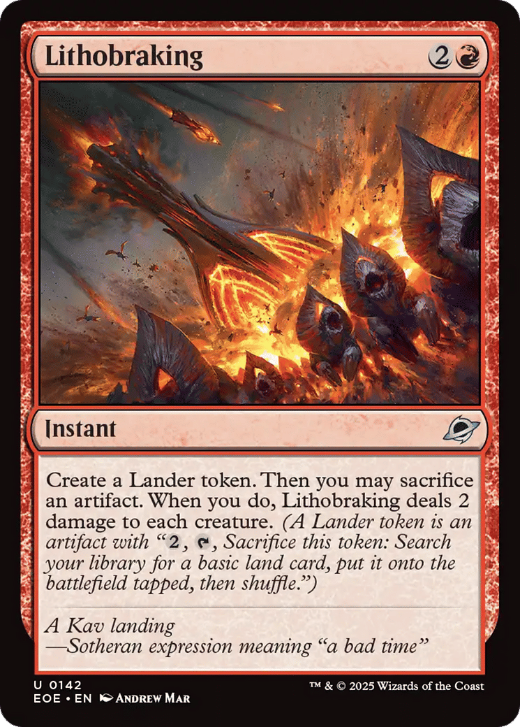 Lithobraking — Edge of Eternities — Magic: The Gathering
