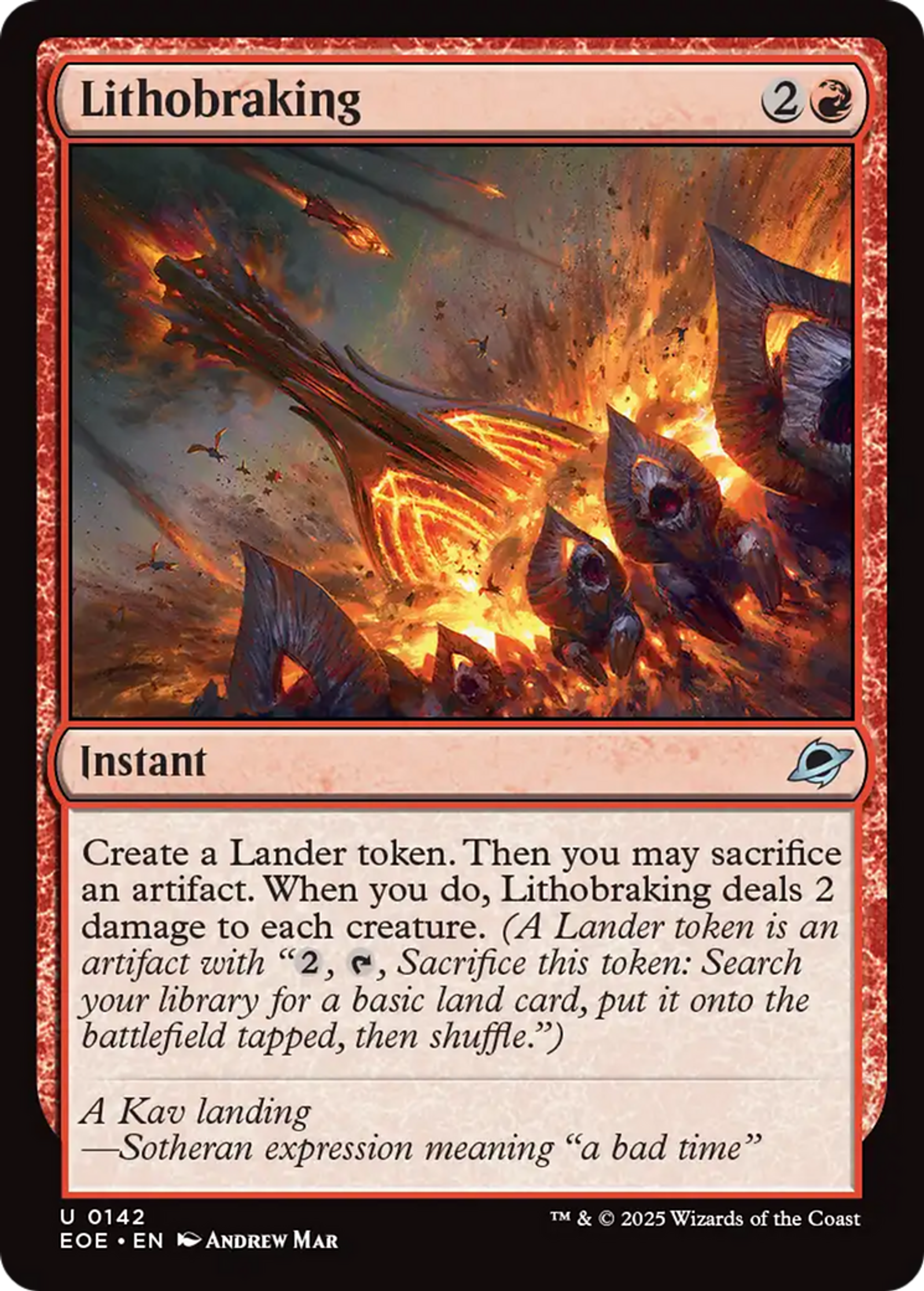 Lithobraking — Edge of Eternities — Magic: The Gathering