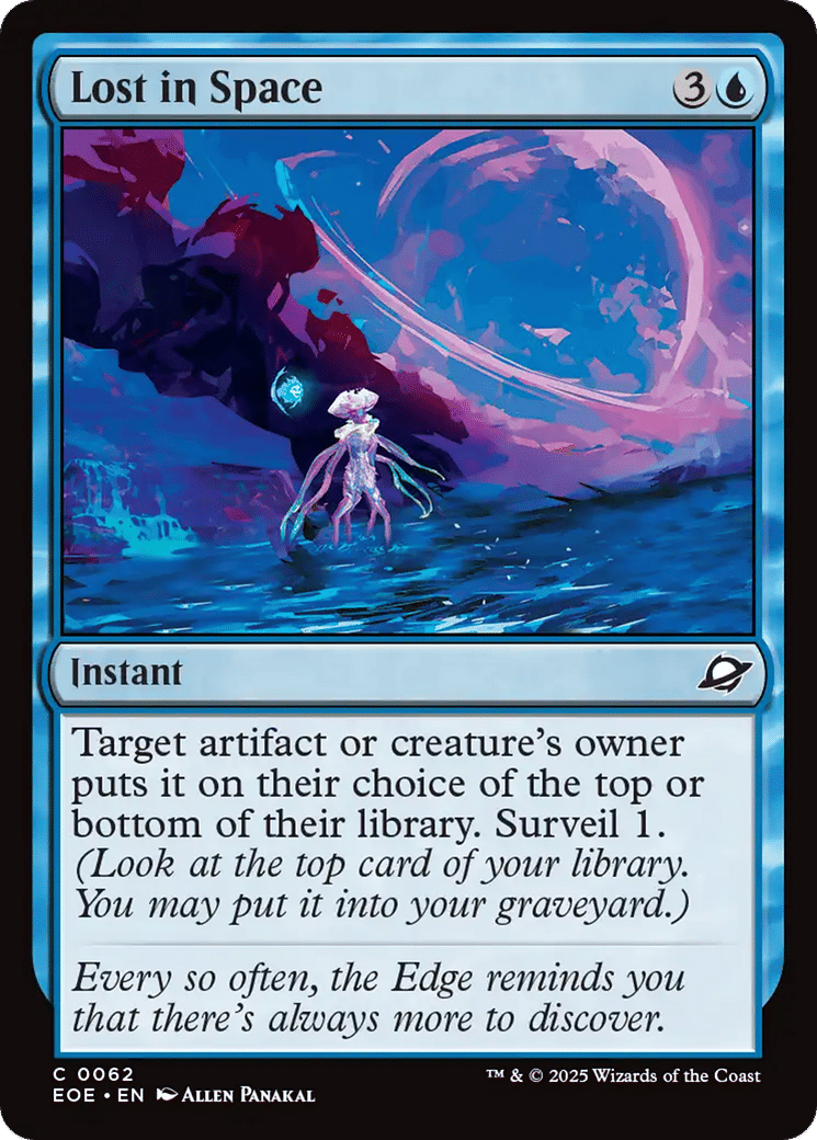 Perdu dans l'espace — Edge of Eternities — Magic: The Gathering