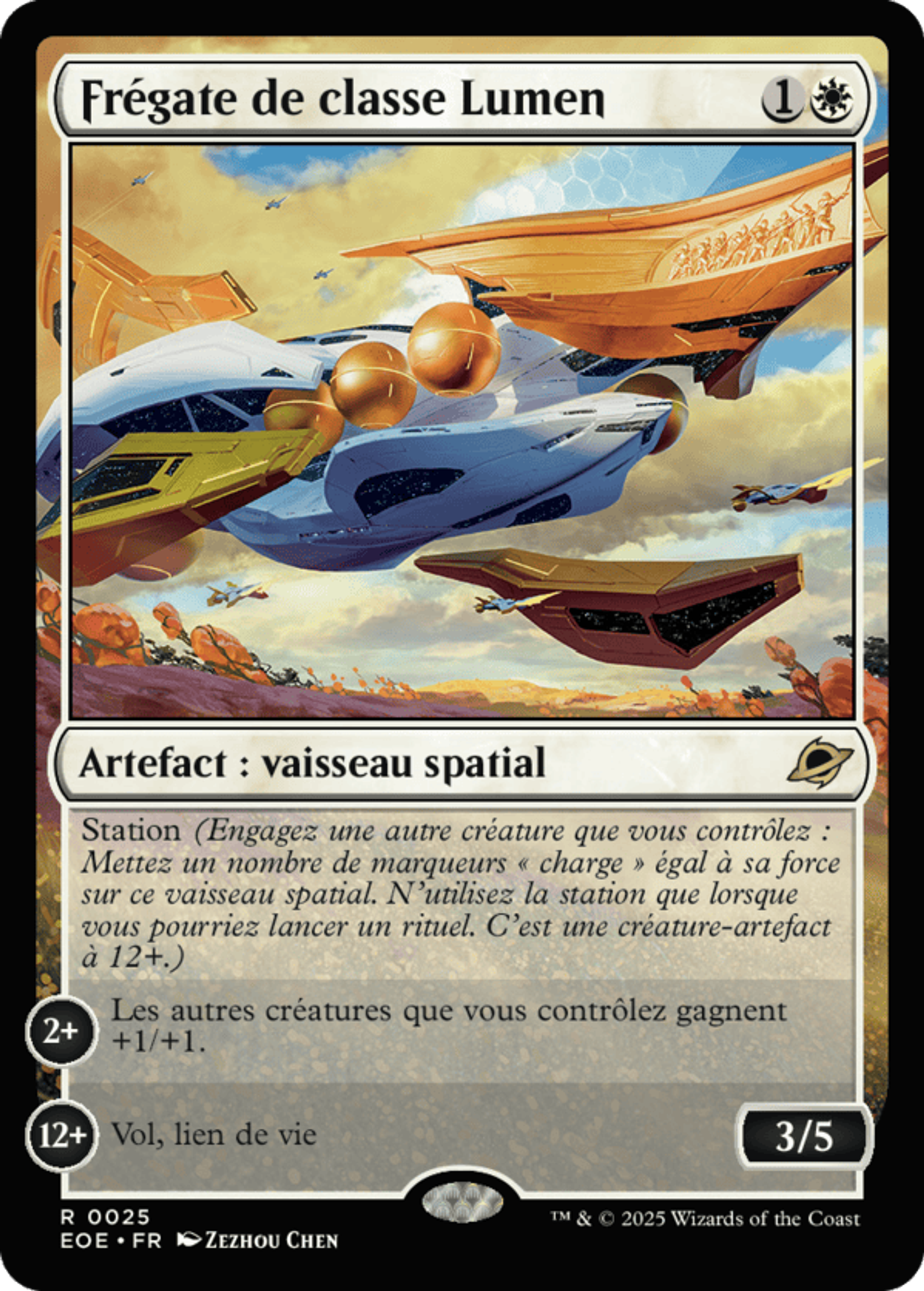 Frégate de classe Lumen — Edge of Eternities — Magic: The Gathering